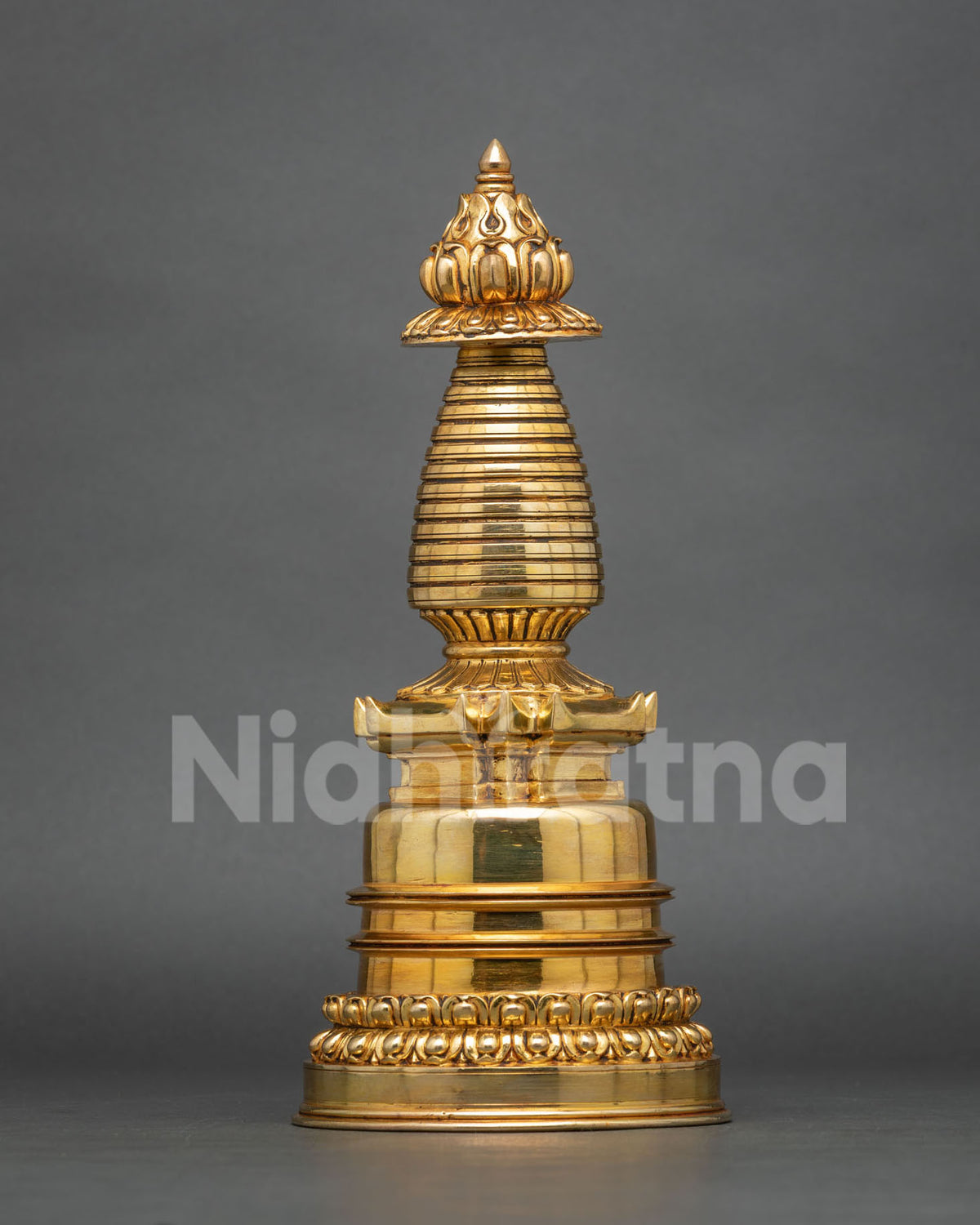 Kadampa Stupa symbolizing Buddhist enlightenment and the five elements