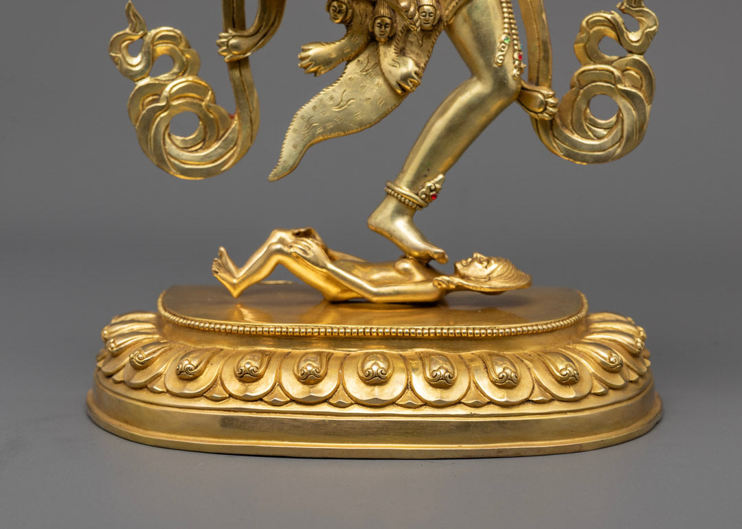 Tibetan Kurukulla Statue | Hand-Carved Goddess of Love