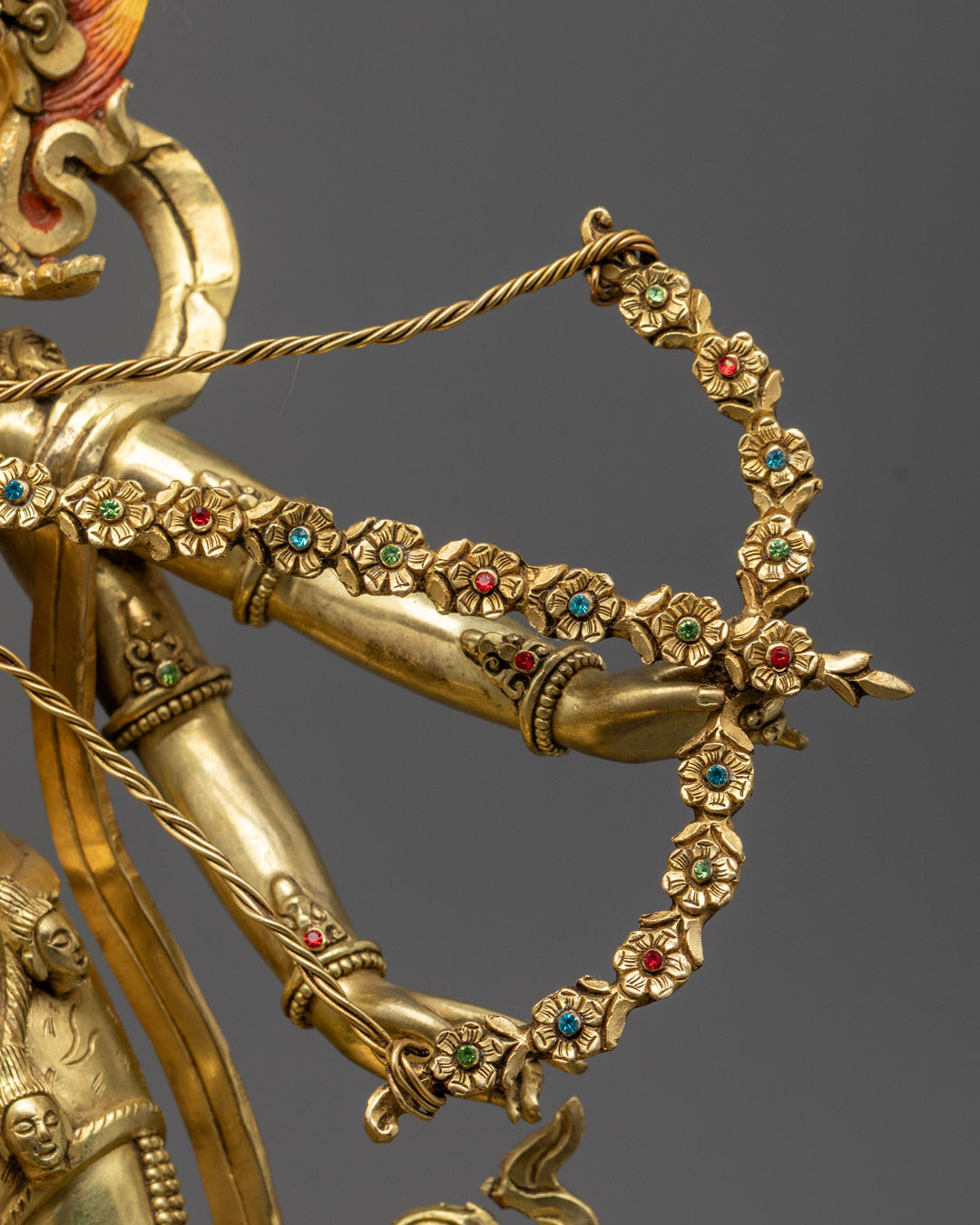 Tibetan Kurukulla Statue | Hand-Carved Goddess of Love