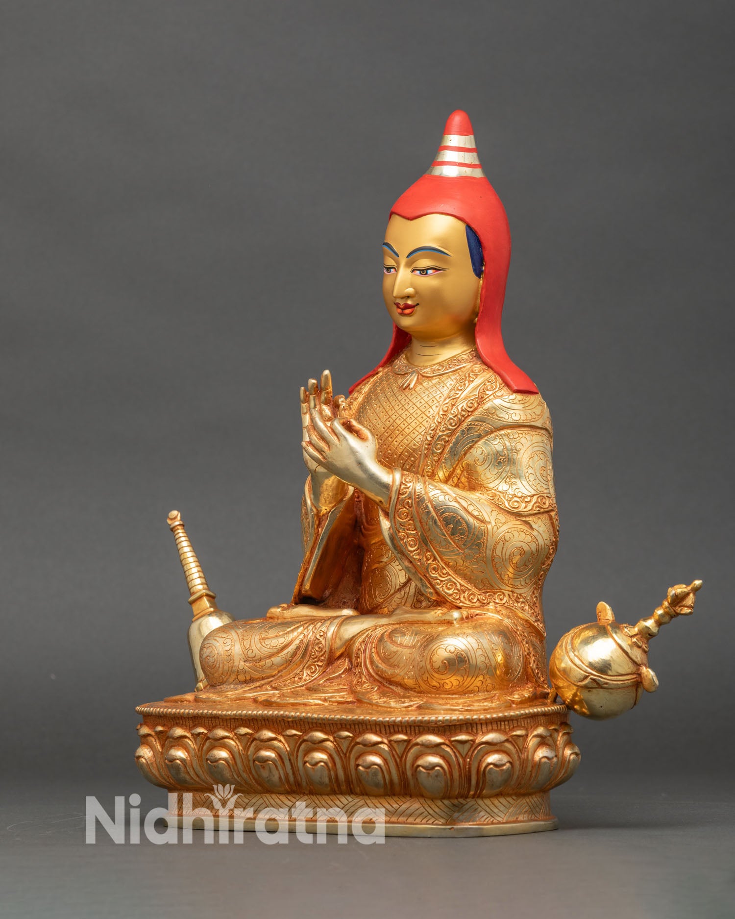 left-side-view-of-atisha-dipankara-statue-handcrafted-himalayan-buddhist-sculpture