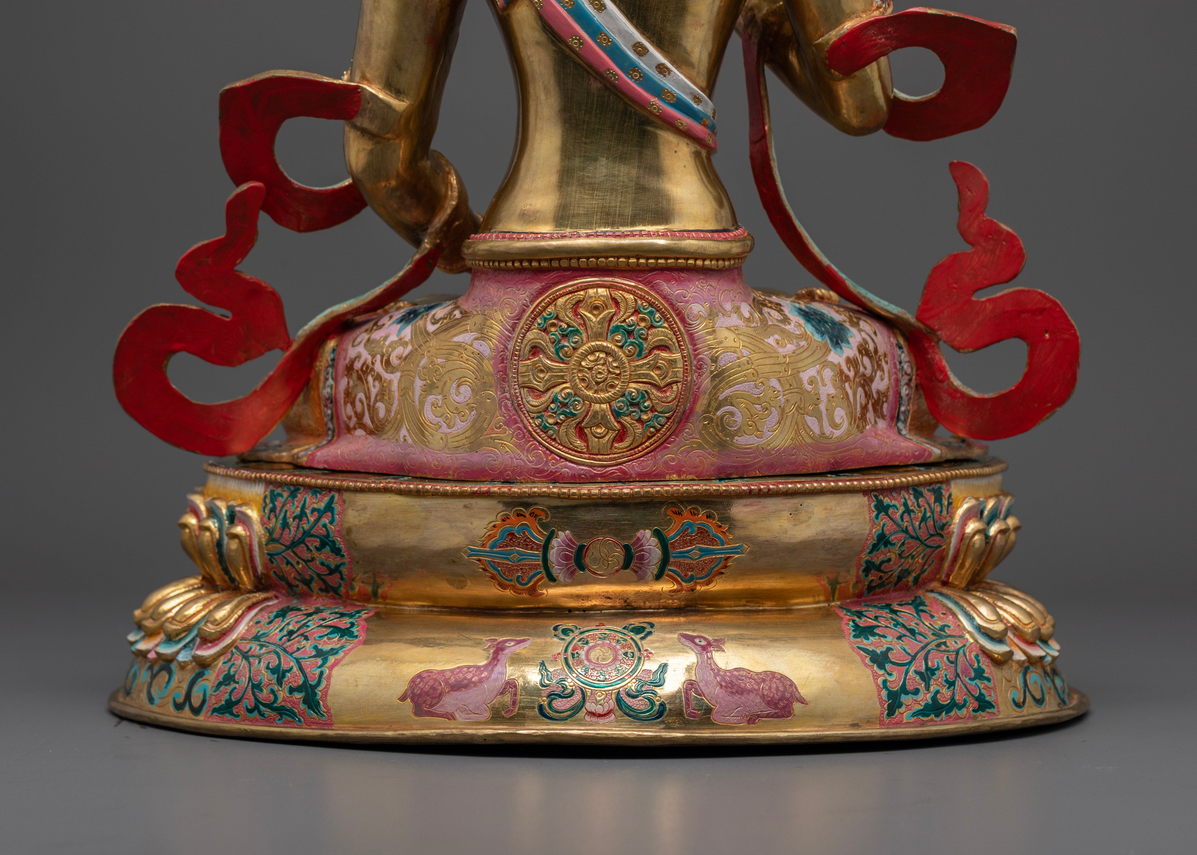 lower back vajrasattva statue