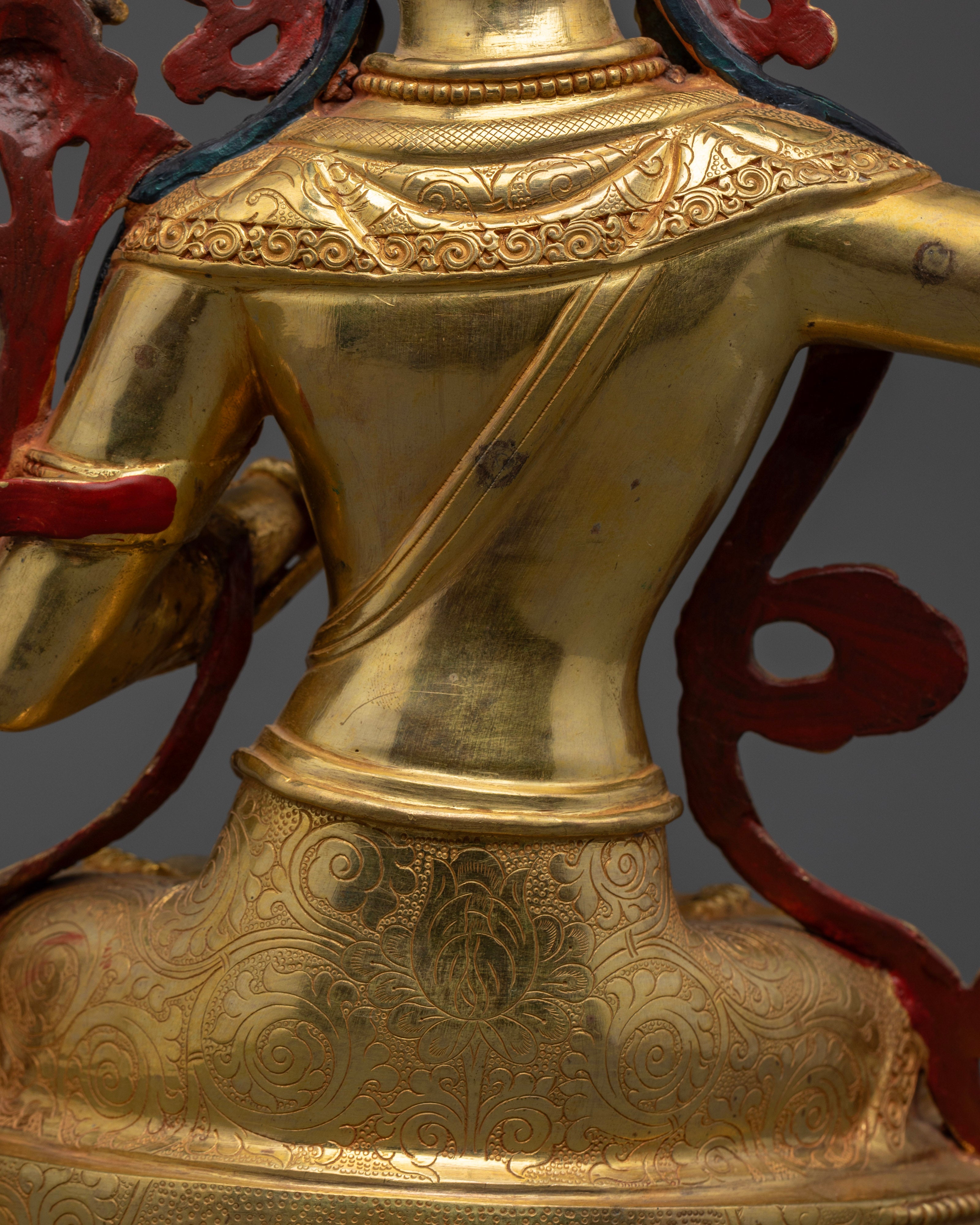 Manjushree statue for spiritual decor | Manjushree Bodhisattva statue for meditation and spiritual decor