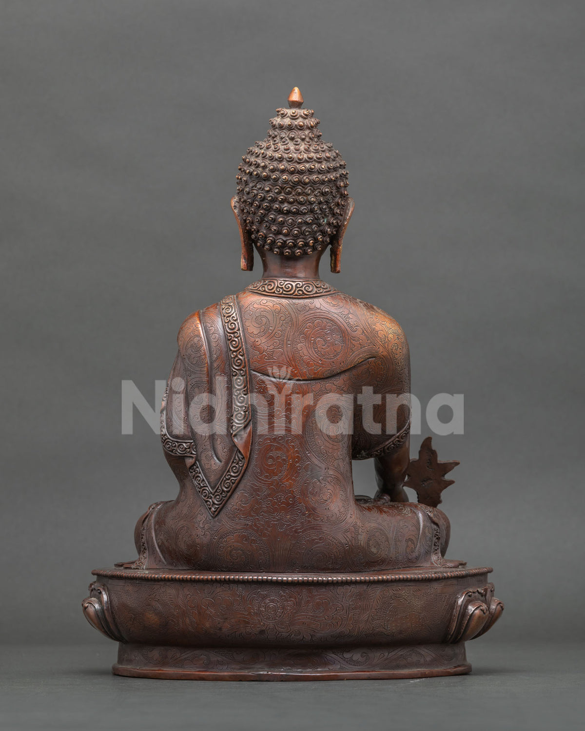 Medicine Buddha statue handcrafted by Newari artists from Nepal.
