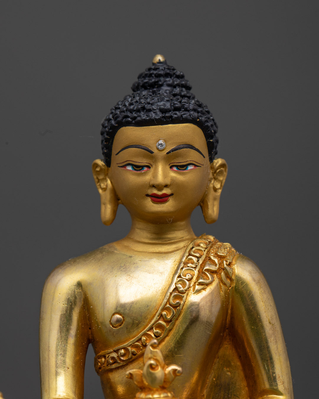 Medicine Buddha Statue | Hand-Carved Tibetan Buddha