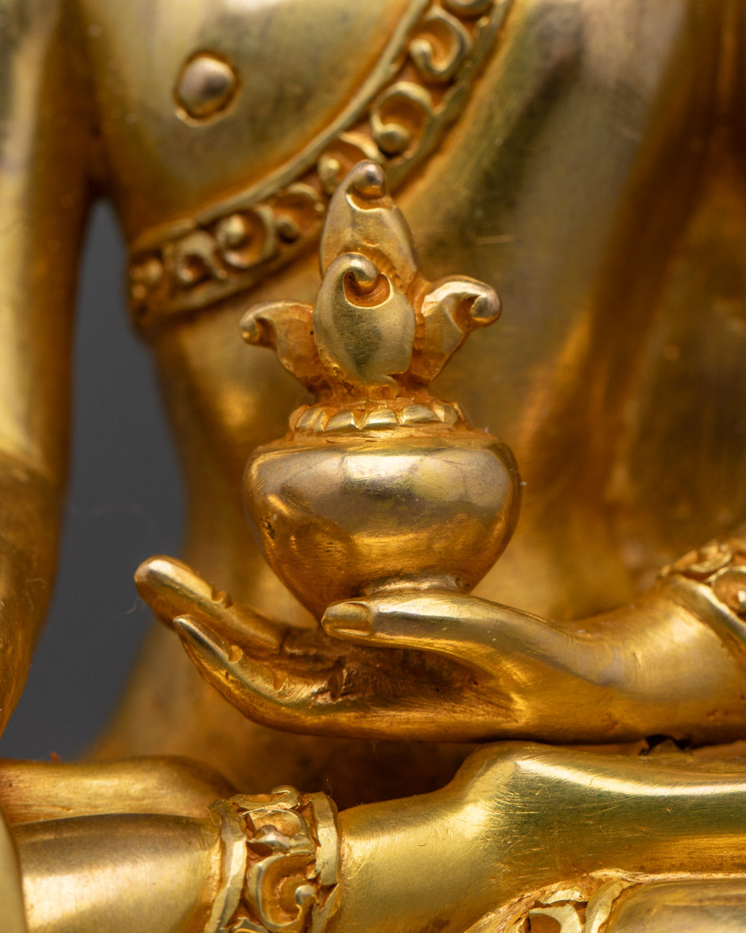 Medicine Buddha Statue | Hand-Carved Tibetan Buddha