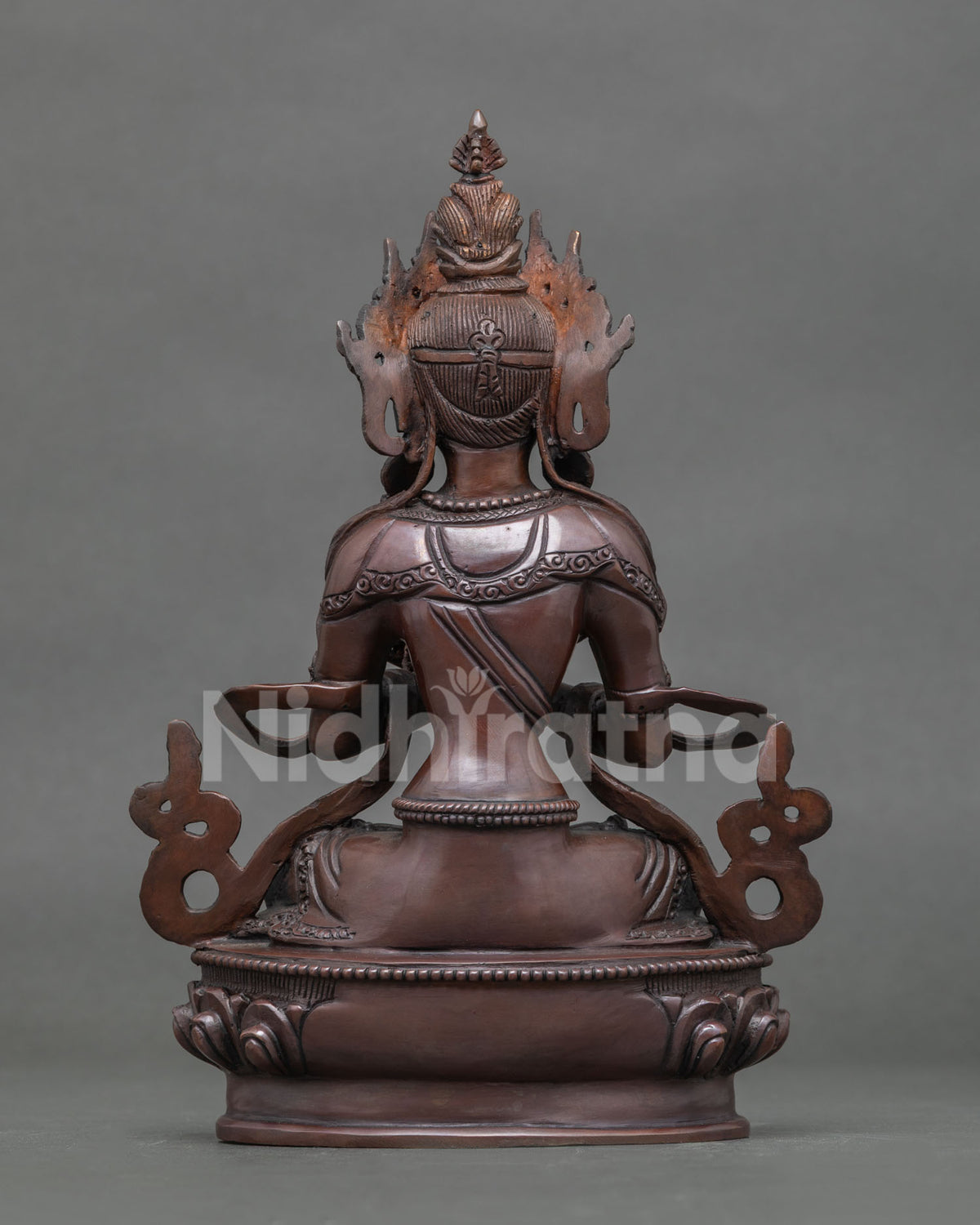 Nepalese Vajradhara statue for buddhist altar meditation and spiritual practice.
