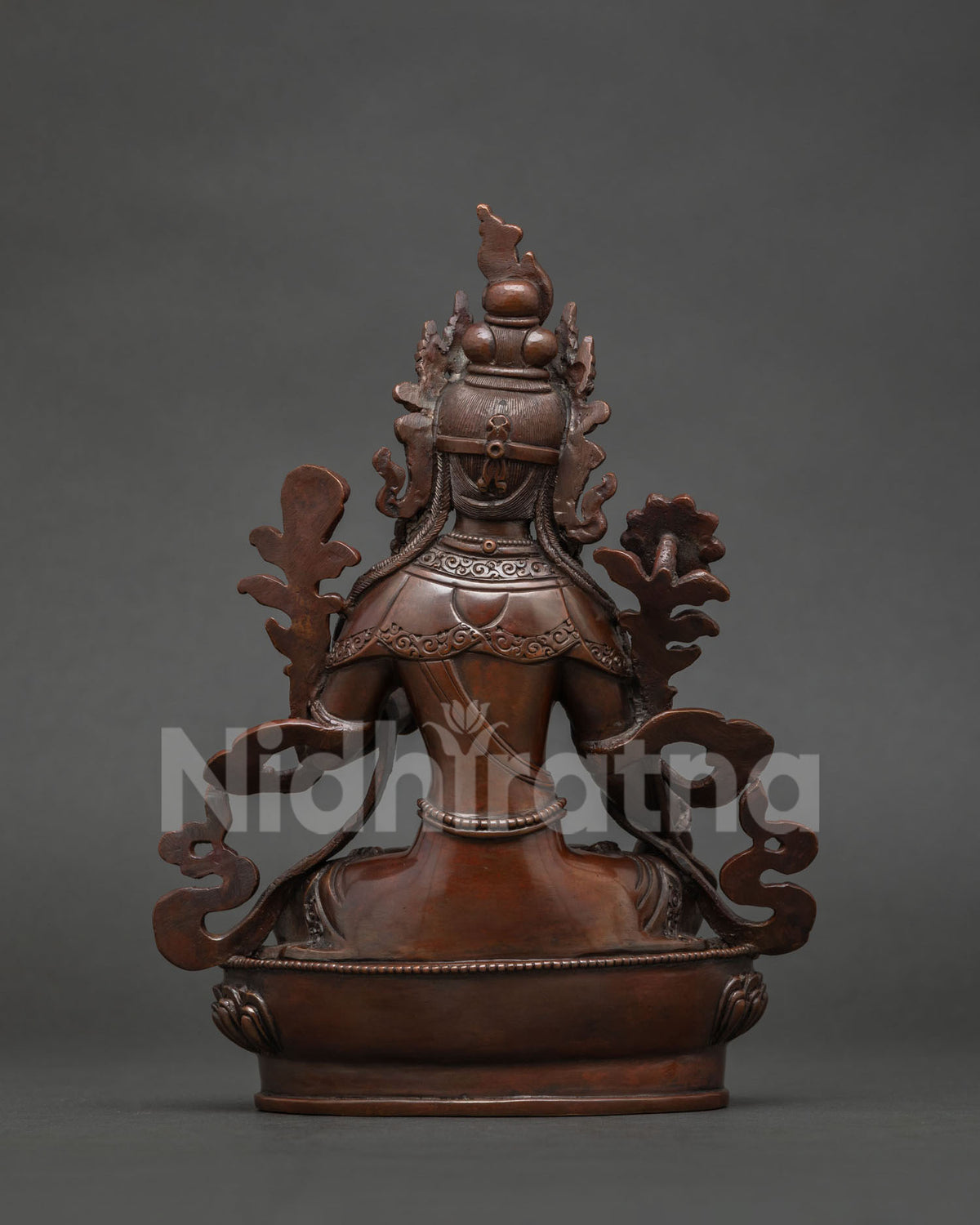 Nepali white tara buddhist statue for altar shrine meditation room and devotional practice.
