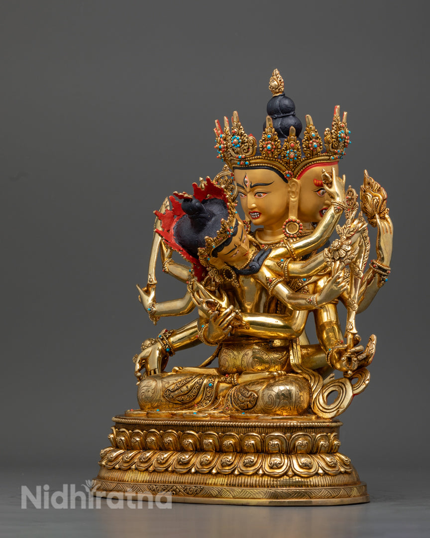 Guhyasamaja Statue | Handcrafted Buddhist Tantra Sculpture