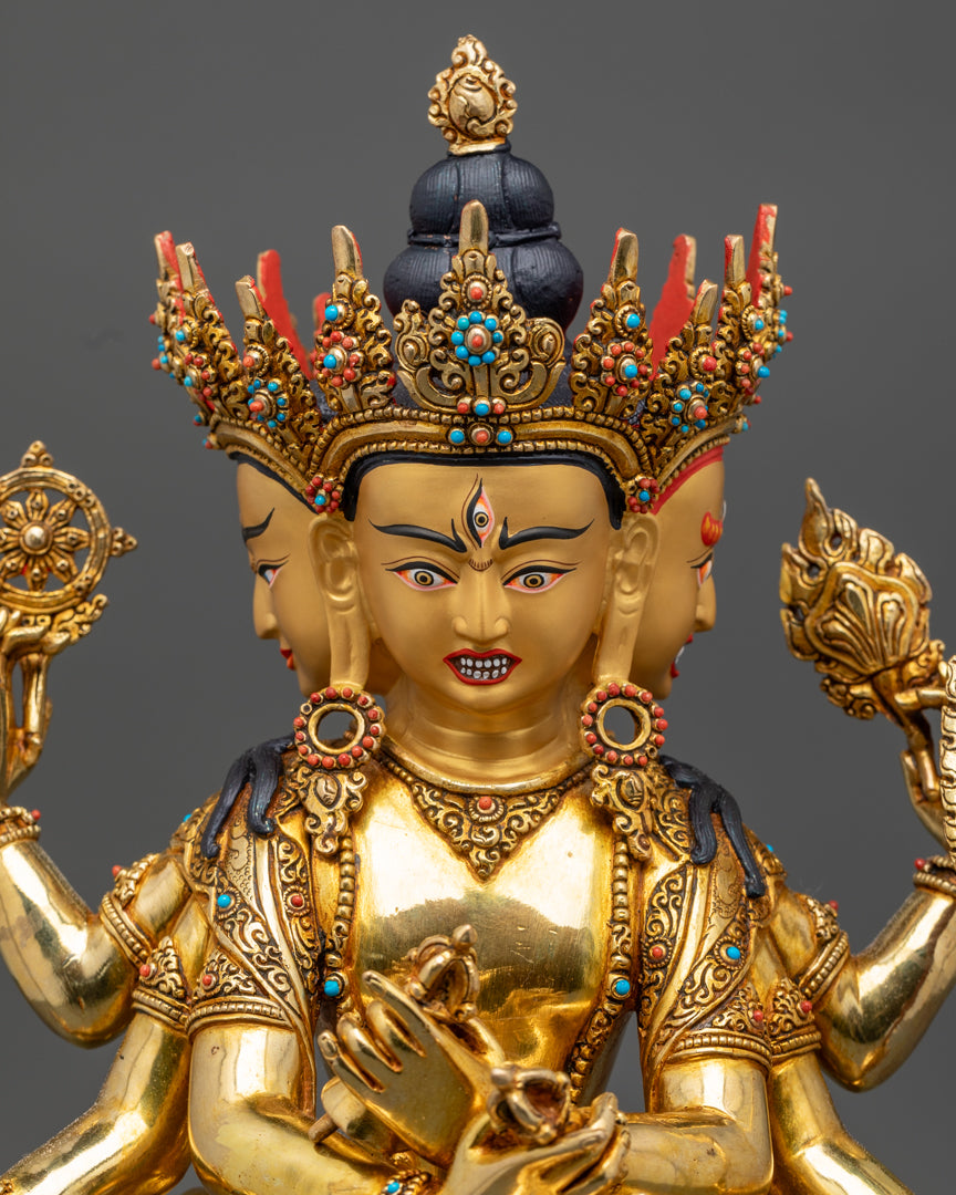 Guhyasamaja Statue | Handcrafted Buddhist Tantra Sculpture