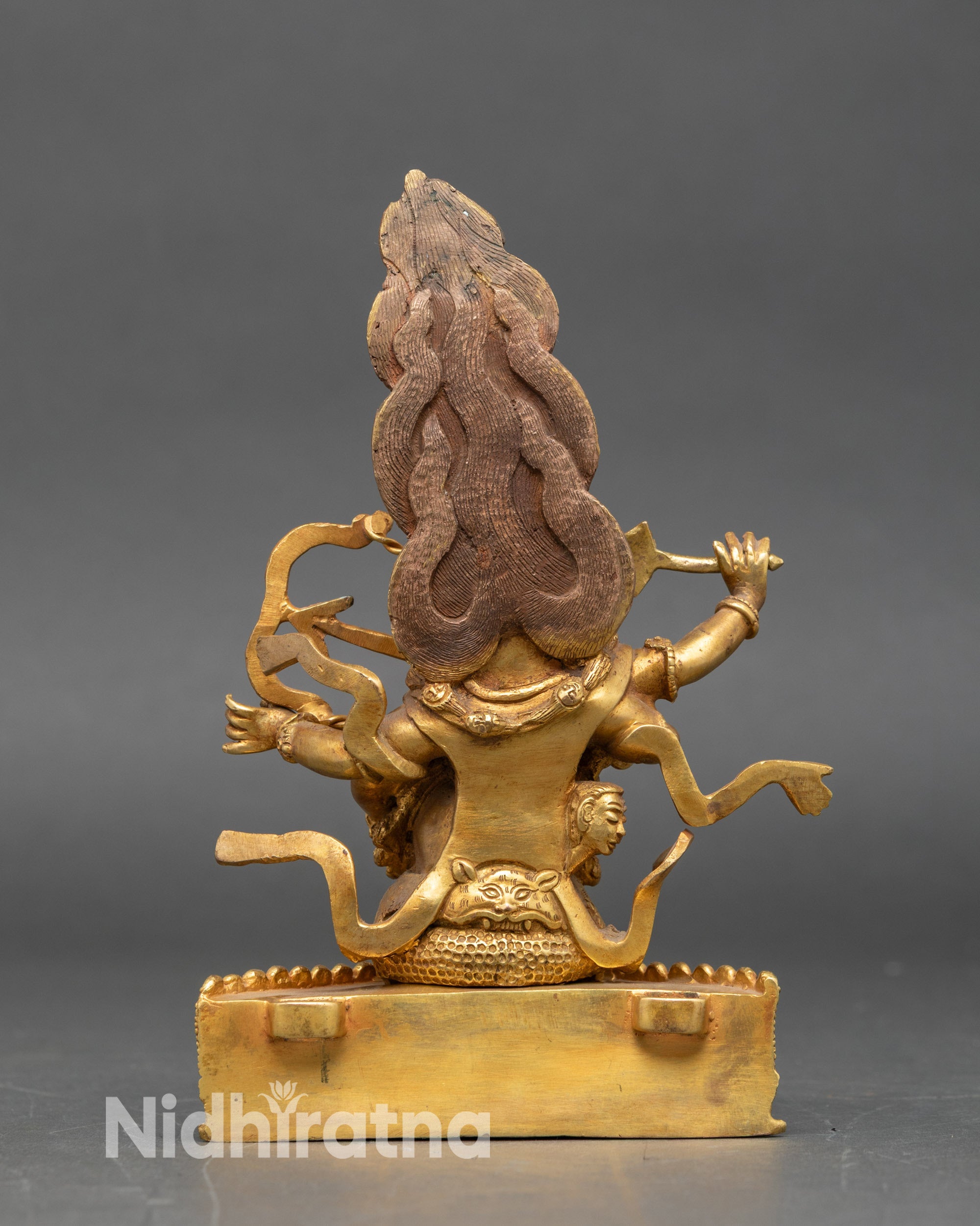 rahula-statue-back-view-necklace-of-severed-heads-gold-painted-face-nepalese-artisan