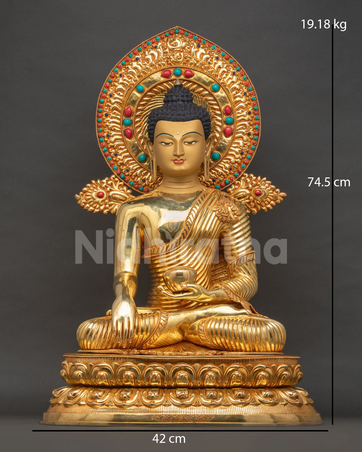 Monumental Shakyamuni Buddha Statue | Buddhist Altar & Zen Decor