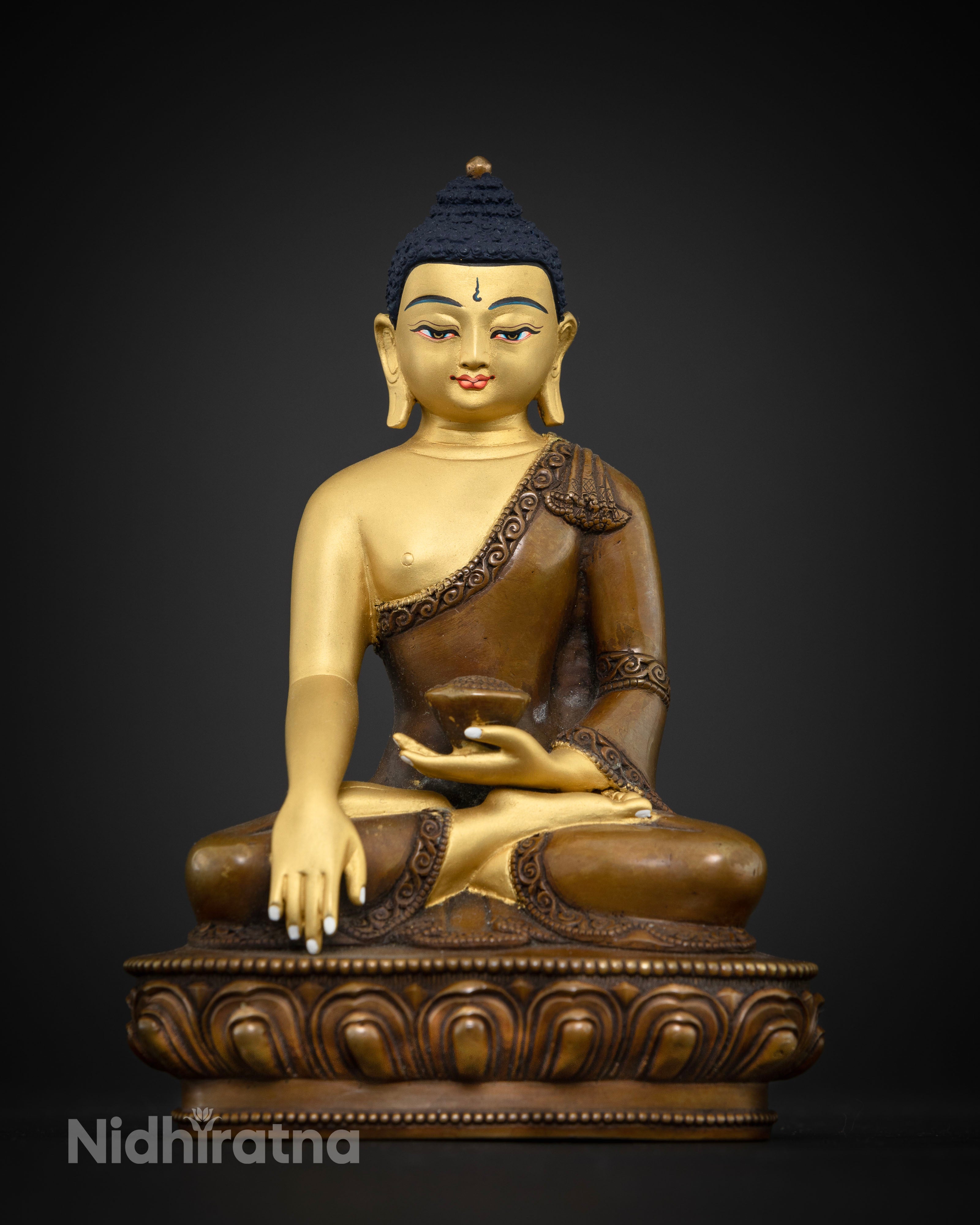 Shakyamuni Buddha Statue | Authentic Newari Buddhist Artwork