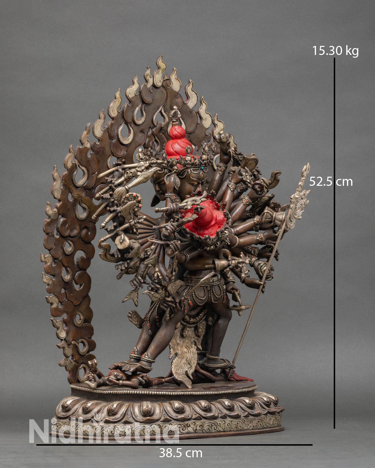 Kalachakra Statue β Handcrafted Buddhist Art from Nepal