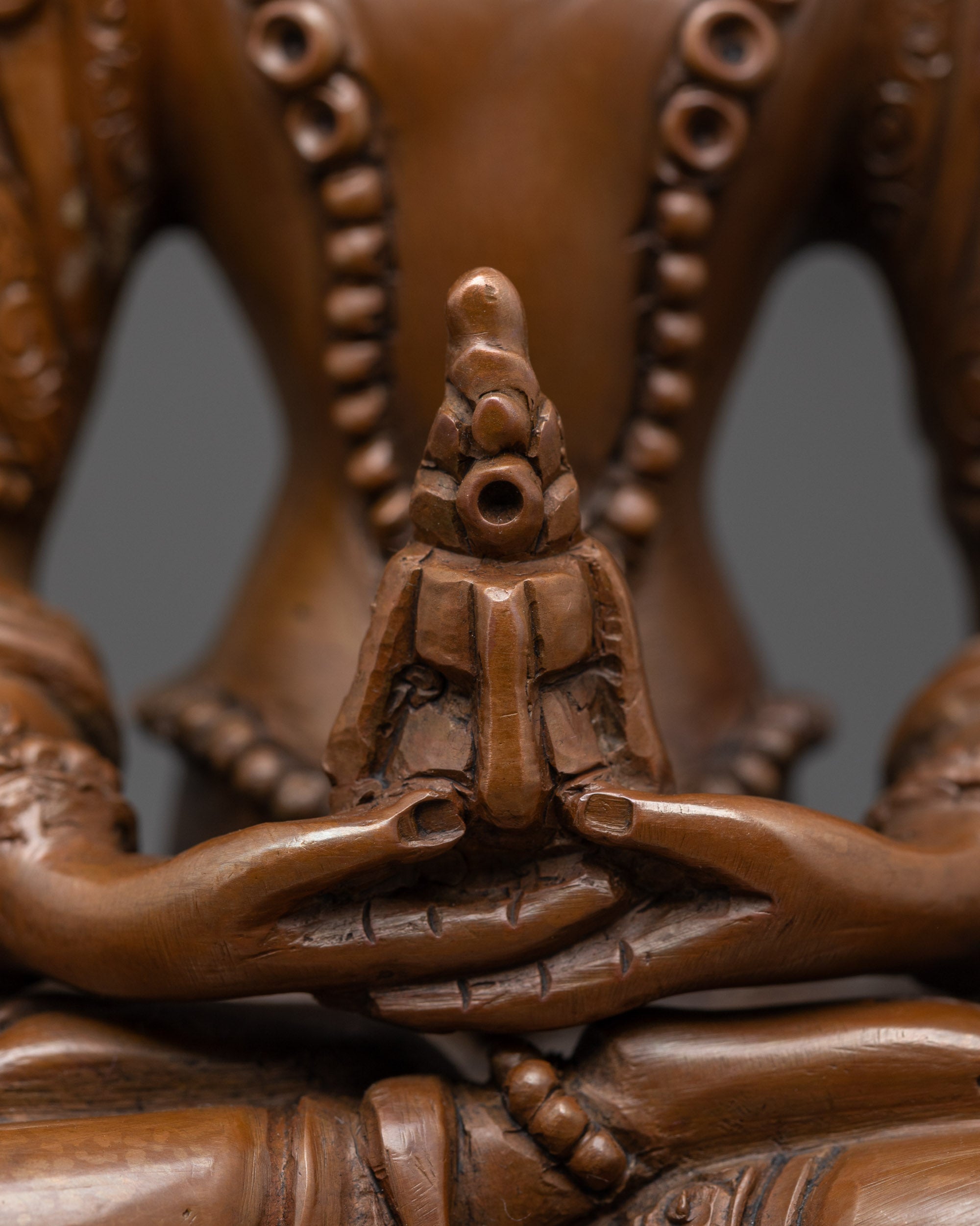 Traditional Oxidized Bodhisattva Statue Set | Tibetan Buddhist Deities