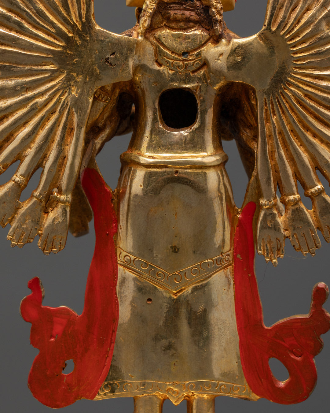 Thousand Arm Chenrezig Statue | Gold-Gilded Copper