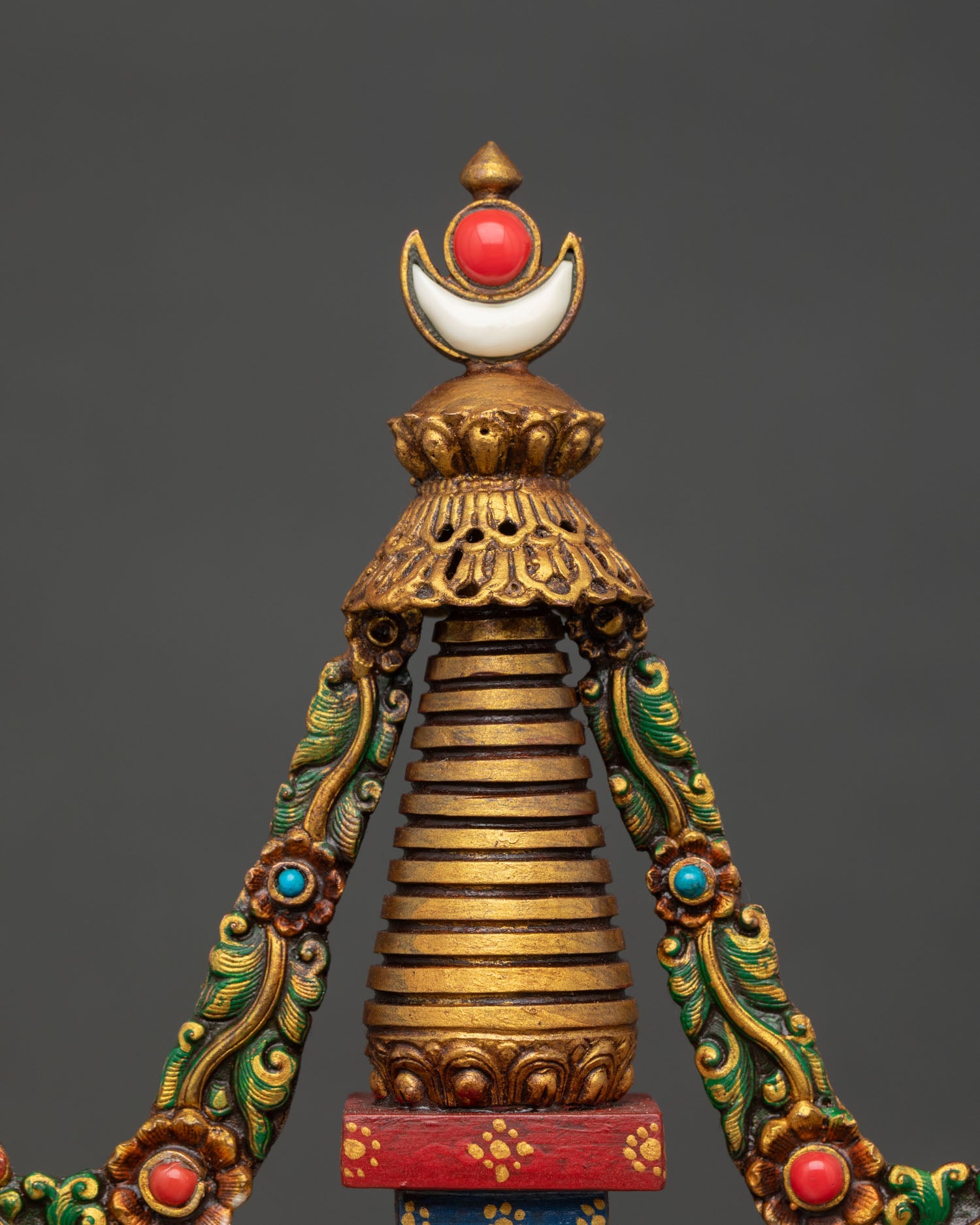 Traditional Handcrafted Stupa by Newari Artisans from Nepal