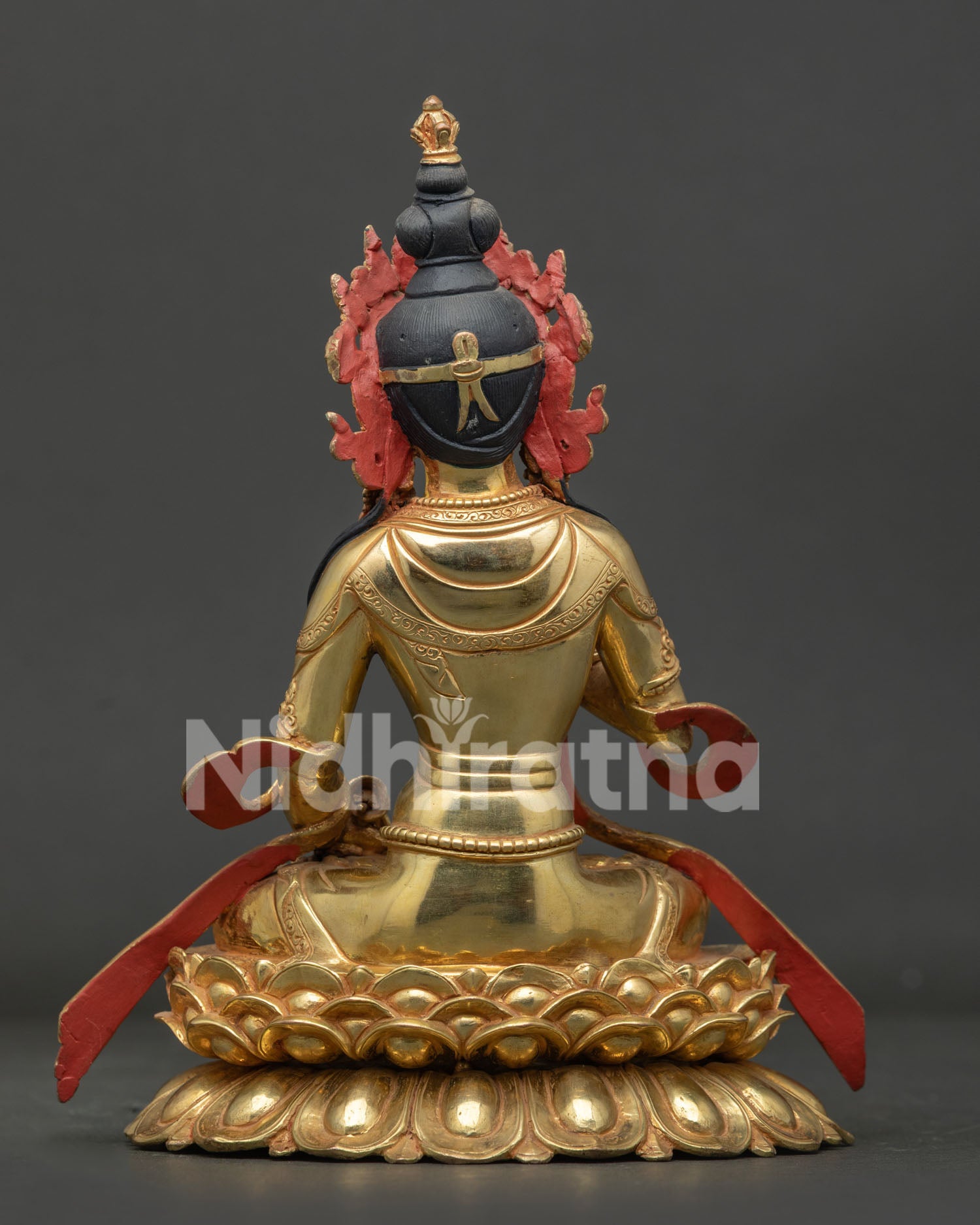 Traditional lost wax Vajrasattva statue for Buddhist altar and meditation practice