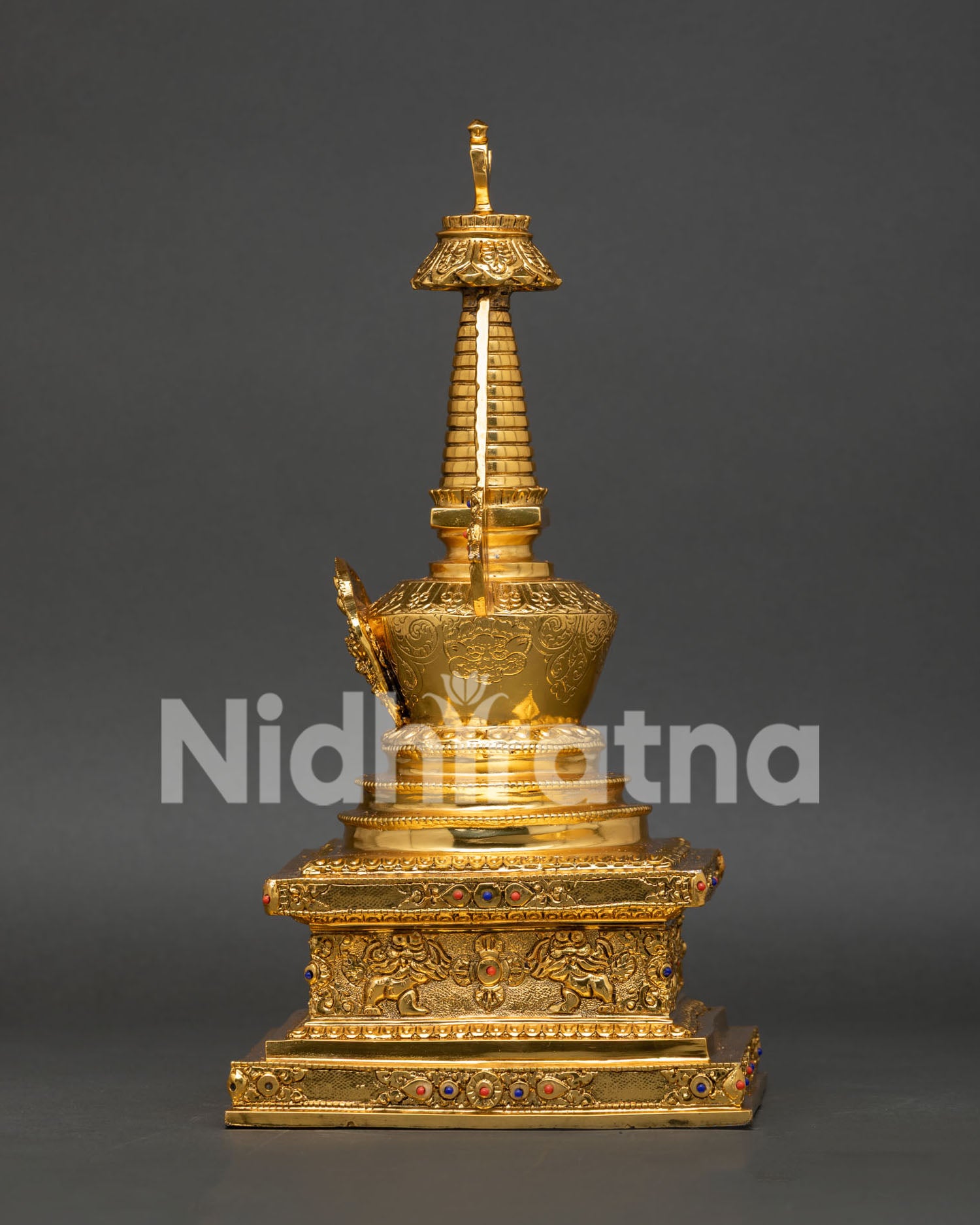 Traditional Namgyalma Stupa, Handmade by Newari Artisans from Patan, Nepal