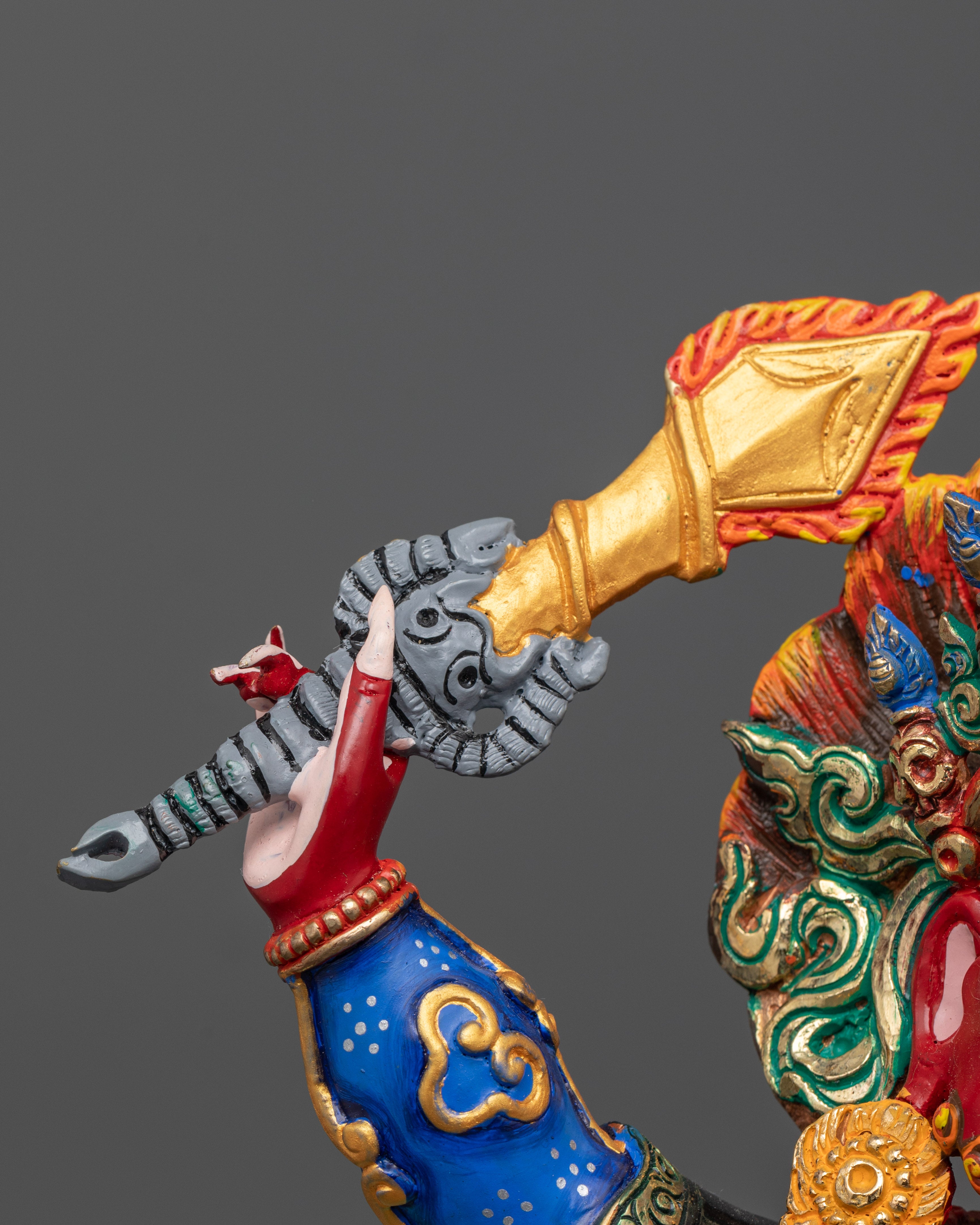 Buddhist Protector Deity Mahakala Statue for Sale