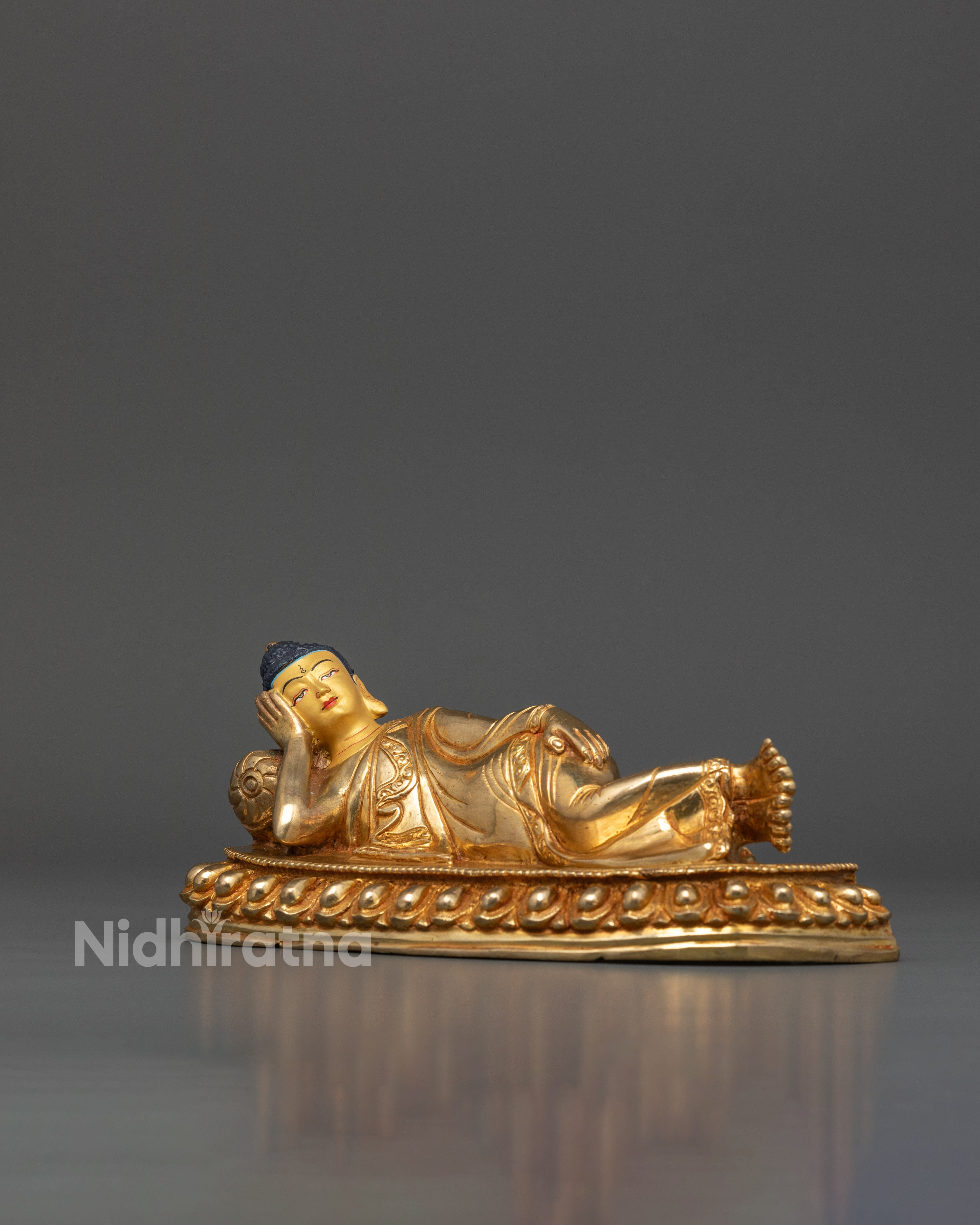 Sleeping Buddha Statue | Reclining Shakyamuni in Nirvana Pose