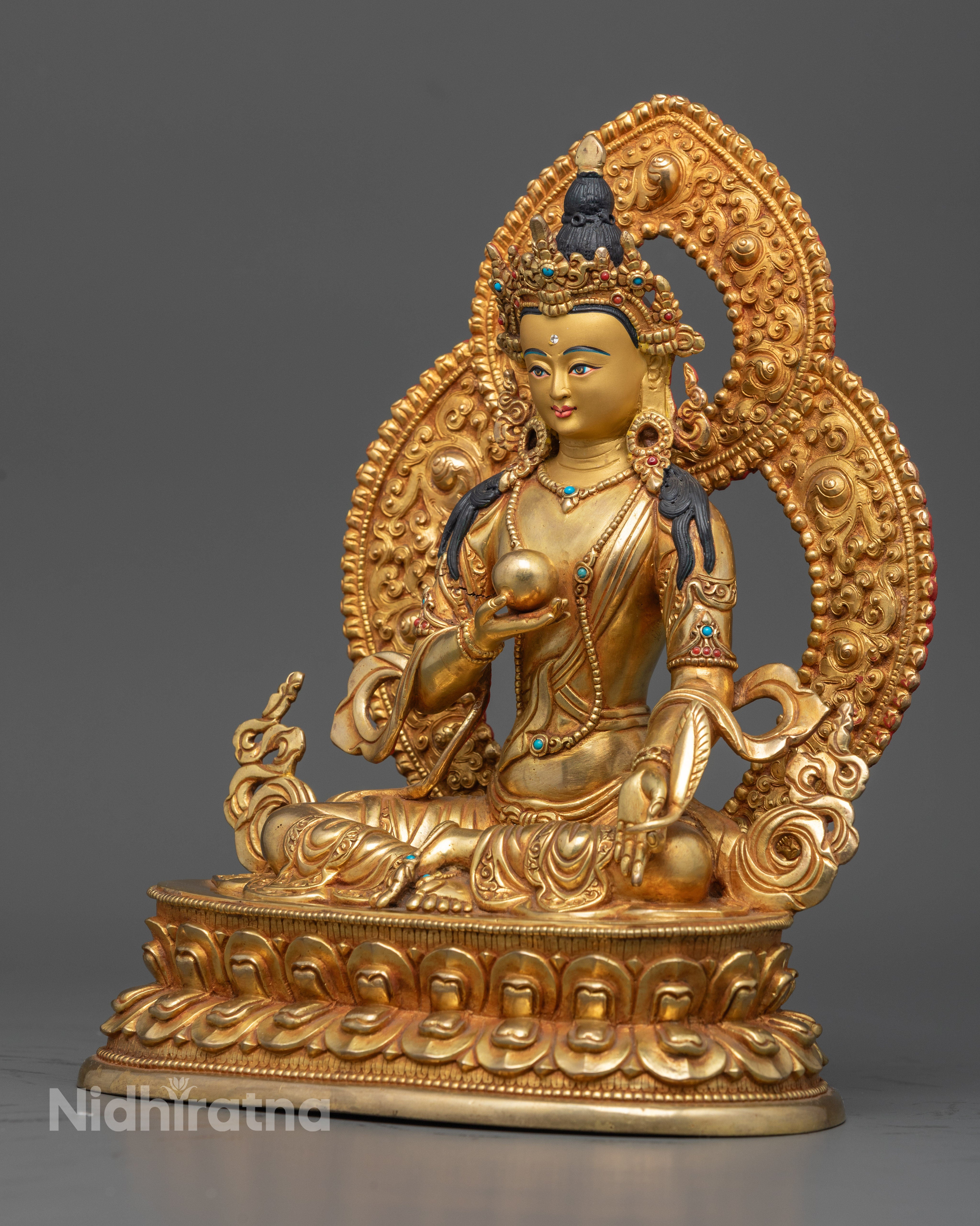 Sacred Kshitigarbha Statue : Protector of Travelers and Souls