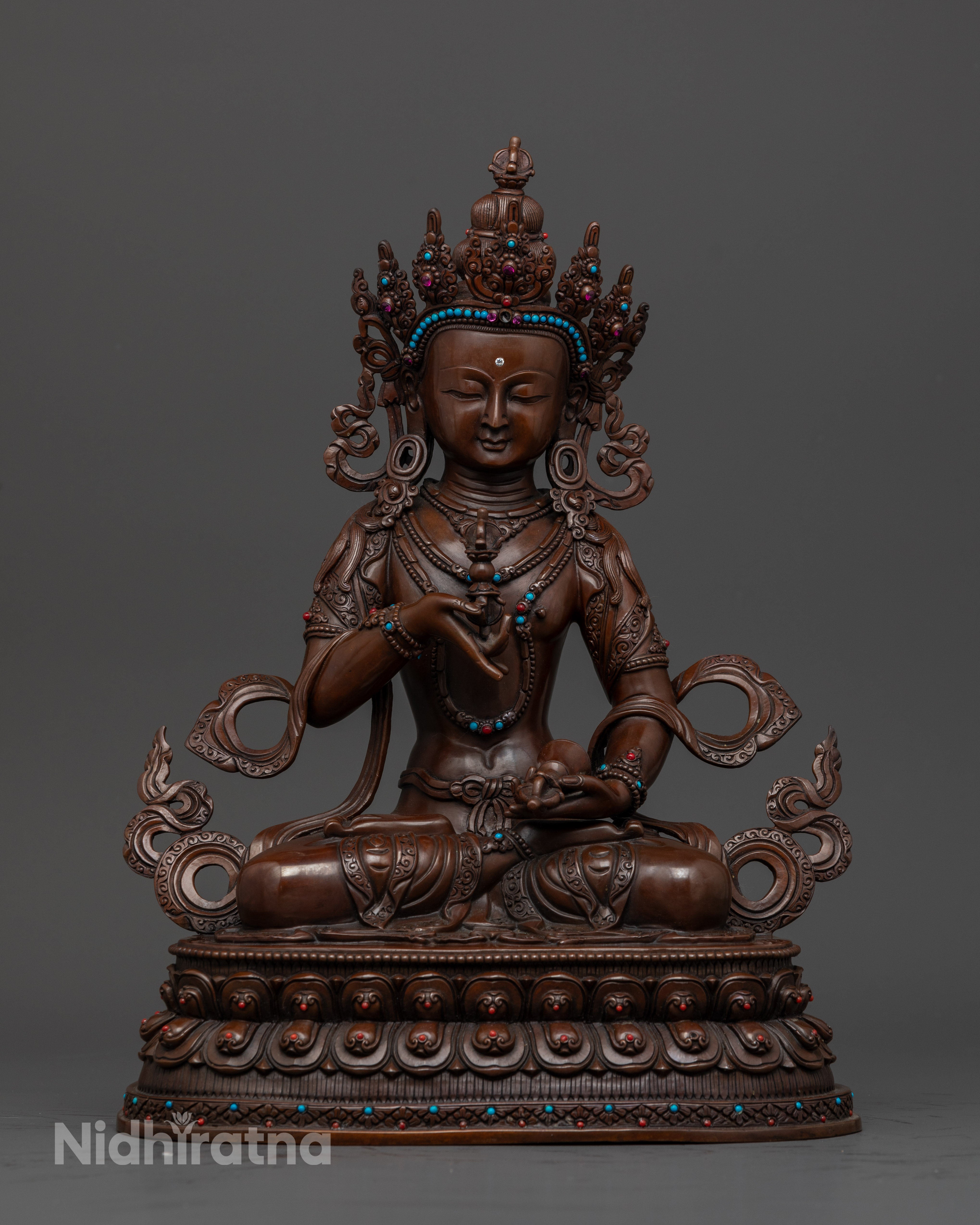 Buy Oxidized Vajrasattva Statue | Bring Peace and Purity