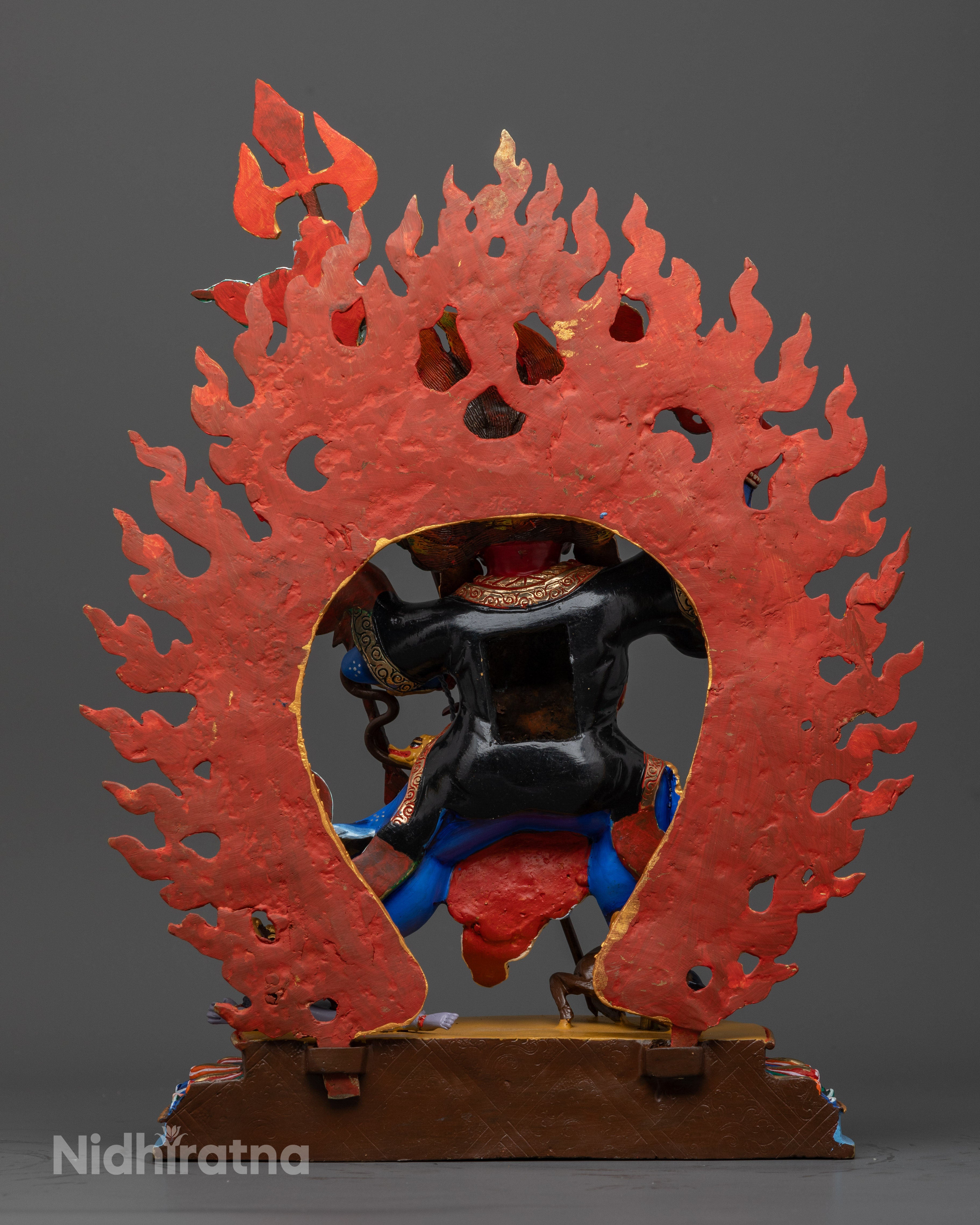 Buddhist Protector Deity Mahakala Statue for Sale