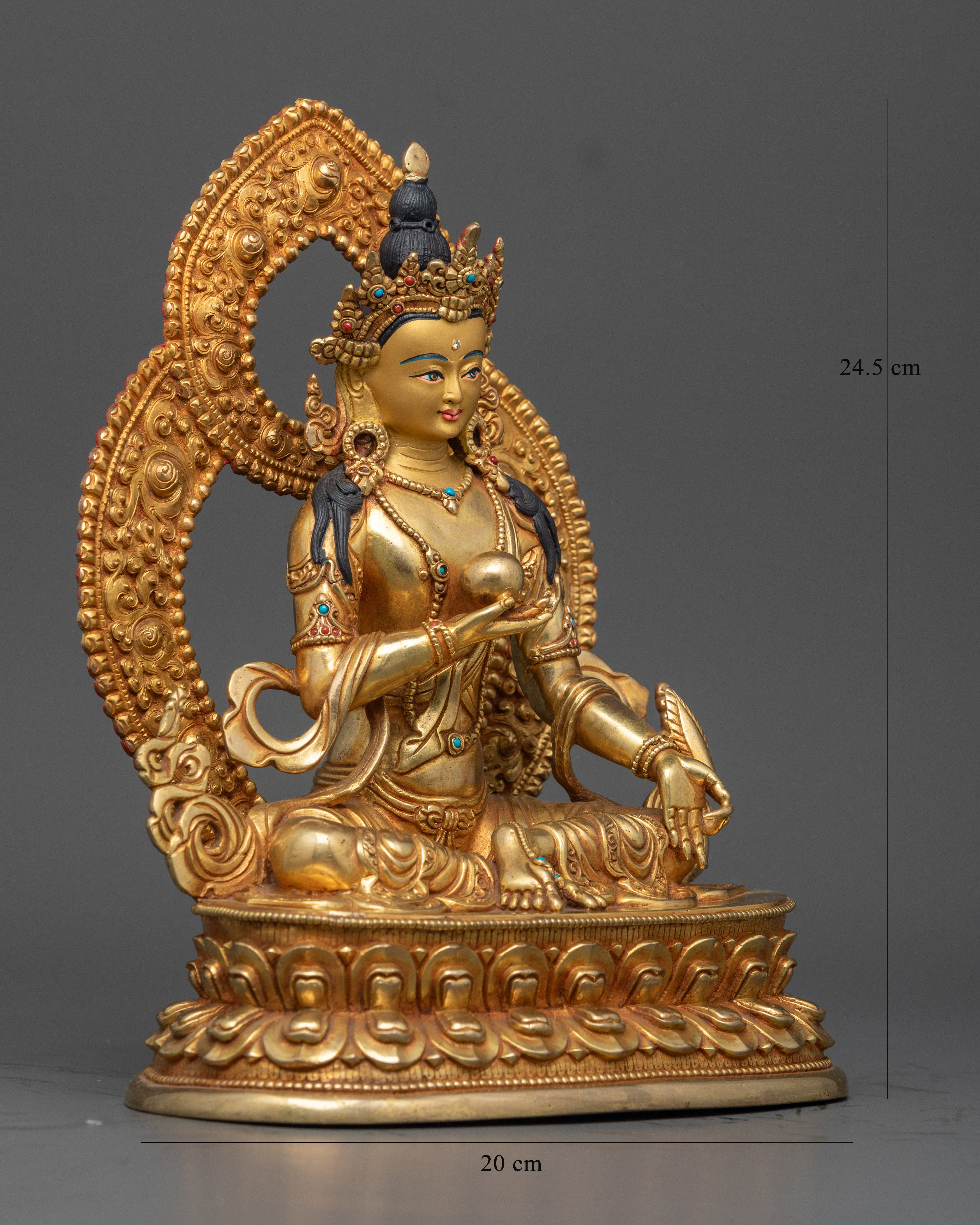Sacred Kshitigarbha Statue : Protector of Travelers and Souls