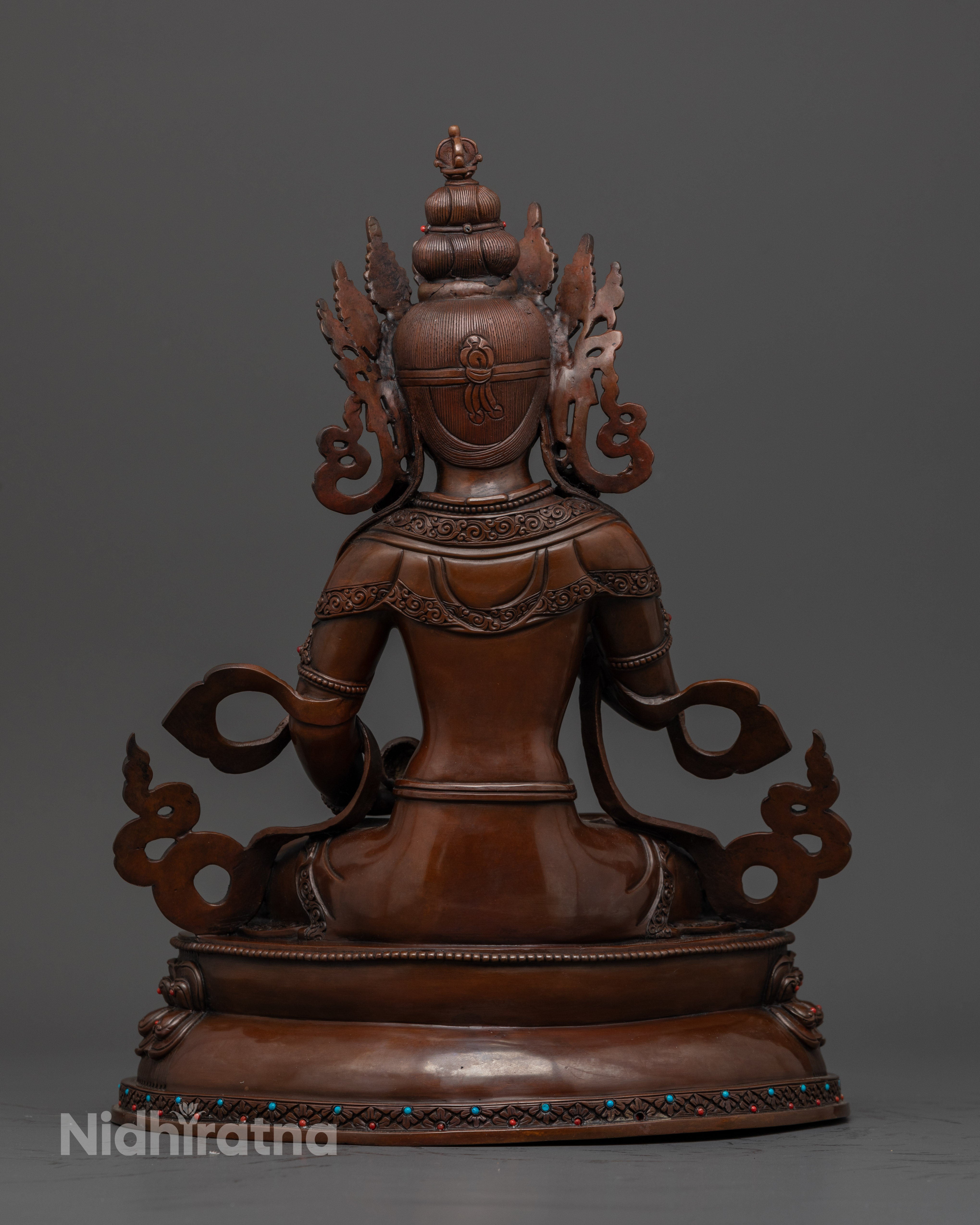 Buy Oxidized Vajrasattva Statue | Bring Peace and Purity