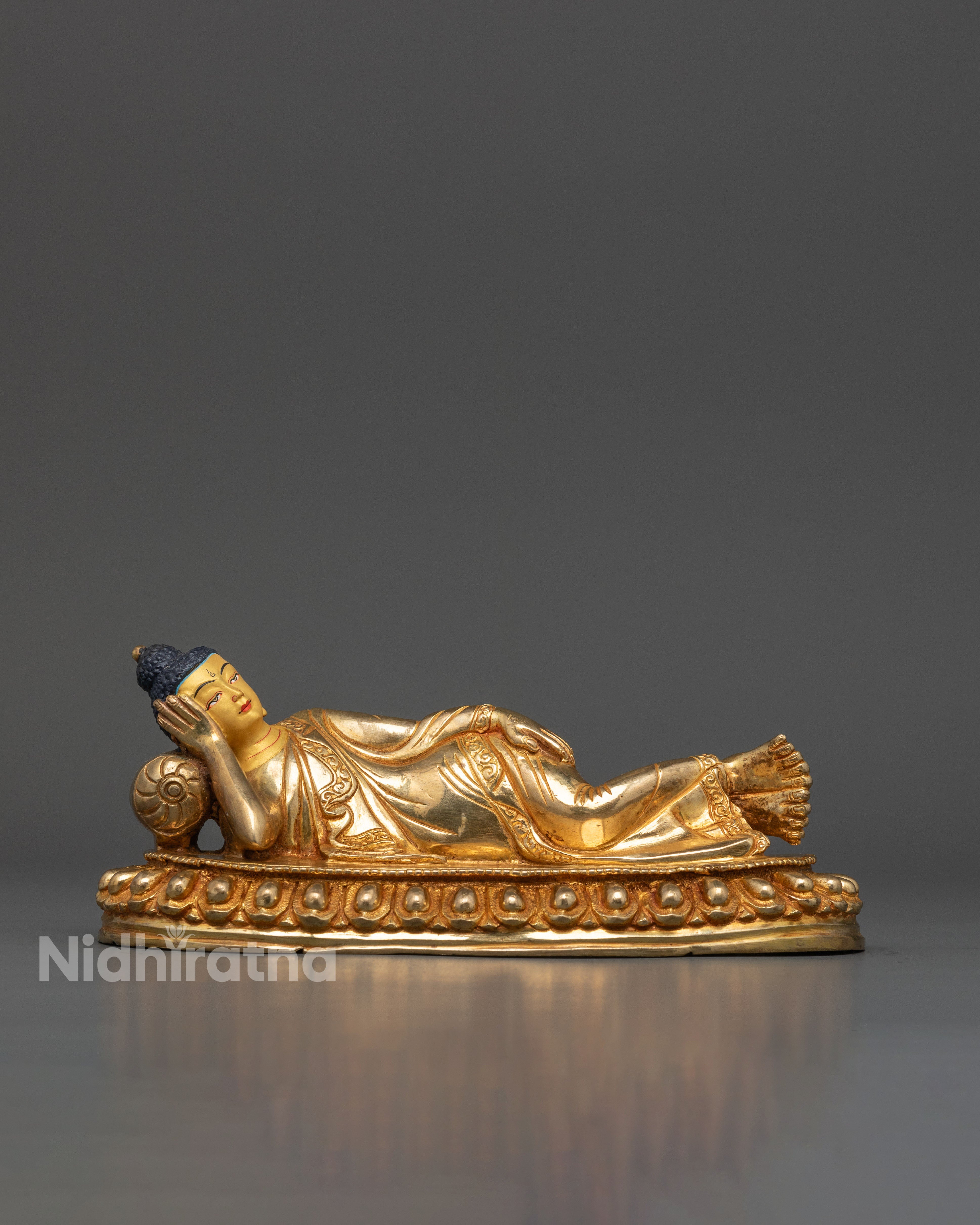 Sleeping Buddha Statue | Reclining Shakyamuni in Nirvana Pose