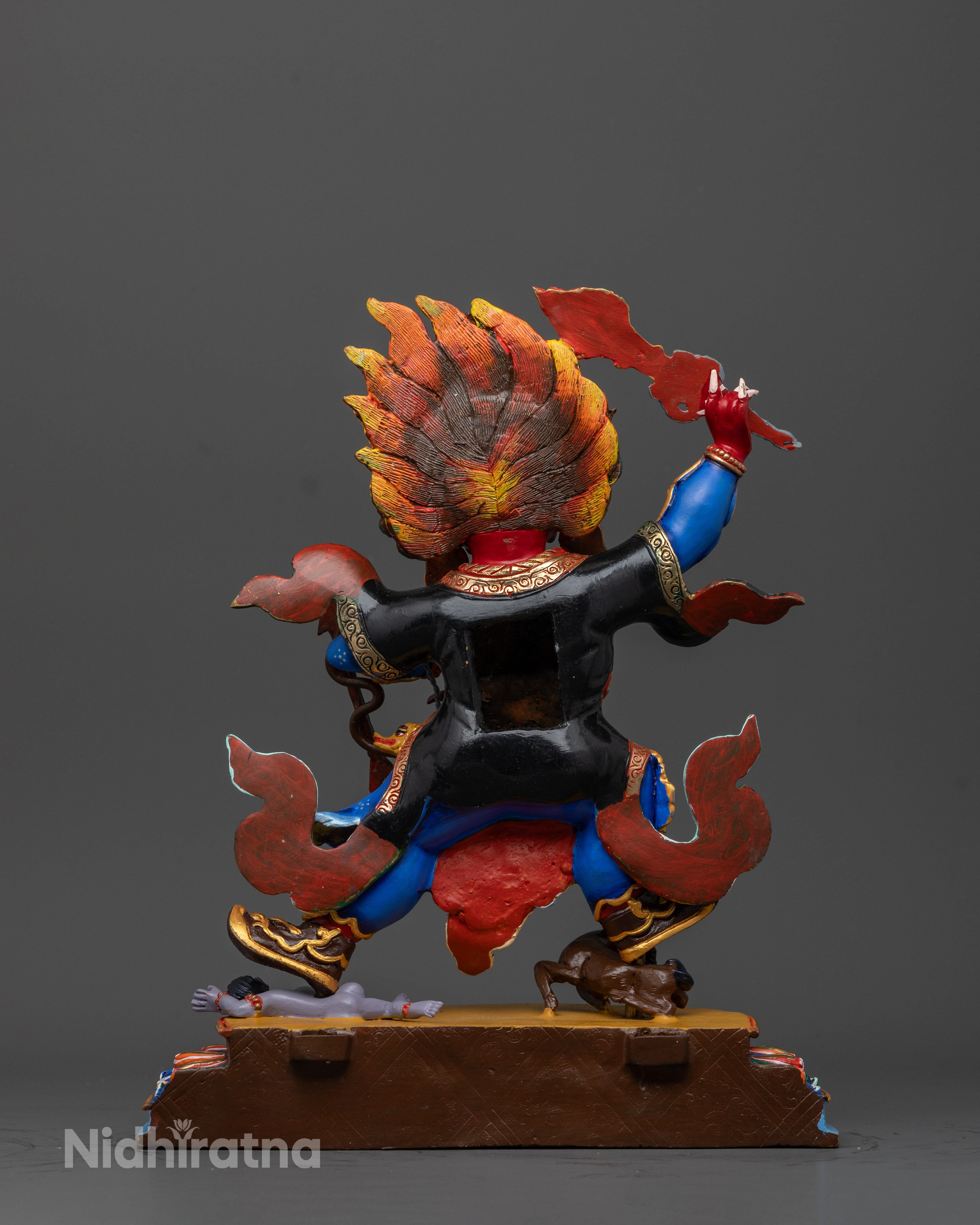 Buddhist Protector Deity Mahakala Statue for Sale
