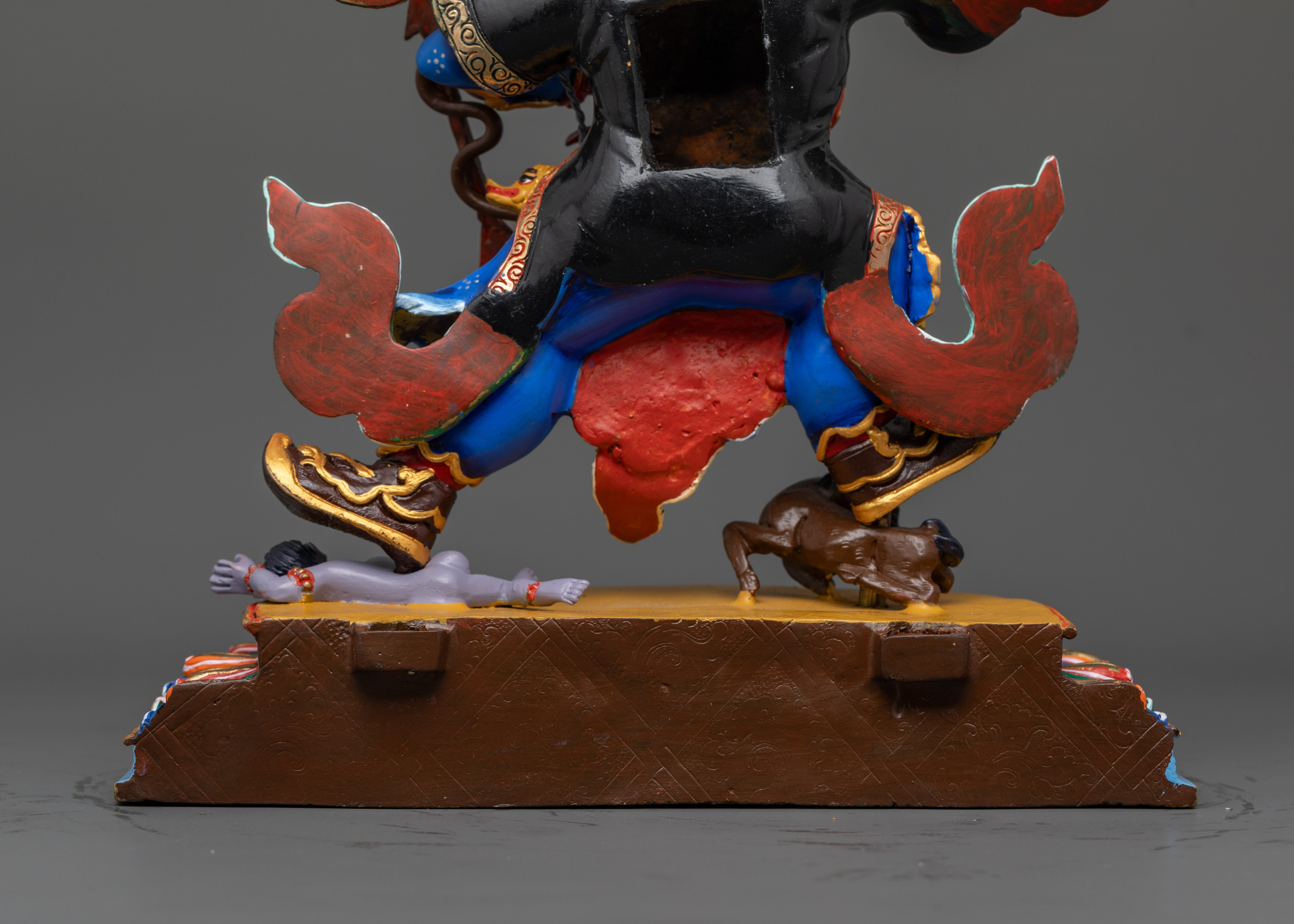 Buddhist Protector Deity Mahakala Statue for Sale