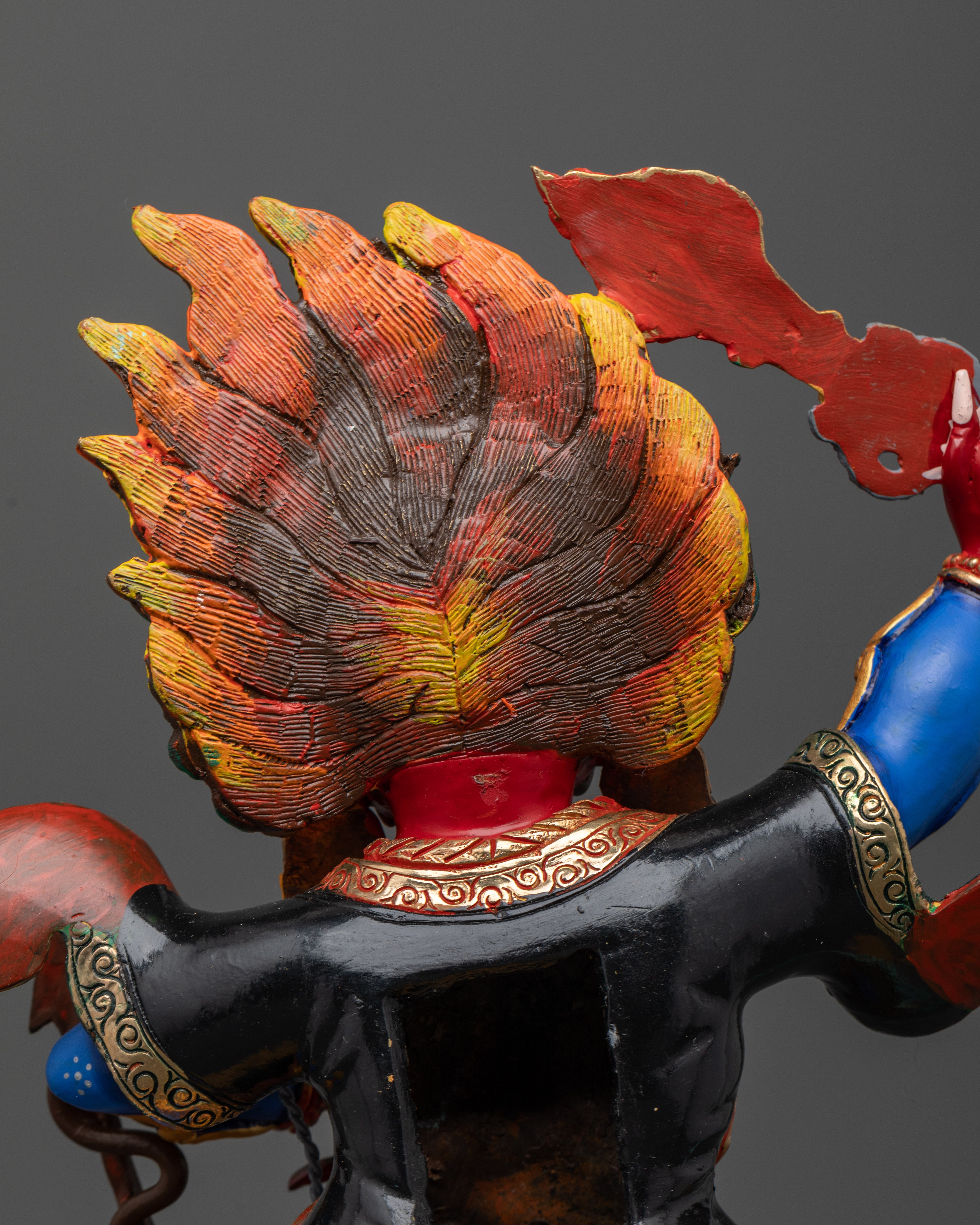 Buddhist Protector Deity Mahakala Statue for Sale