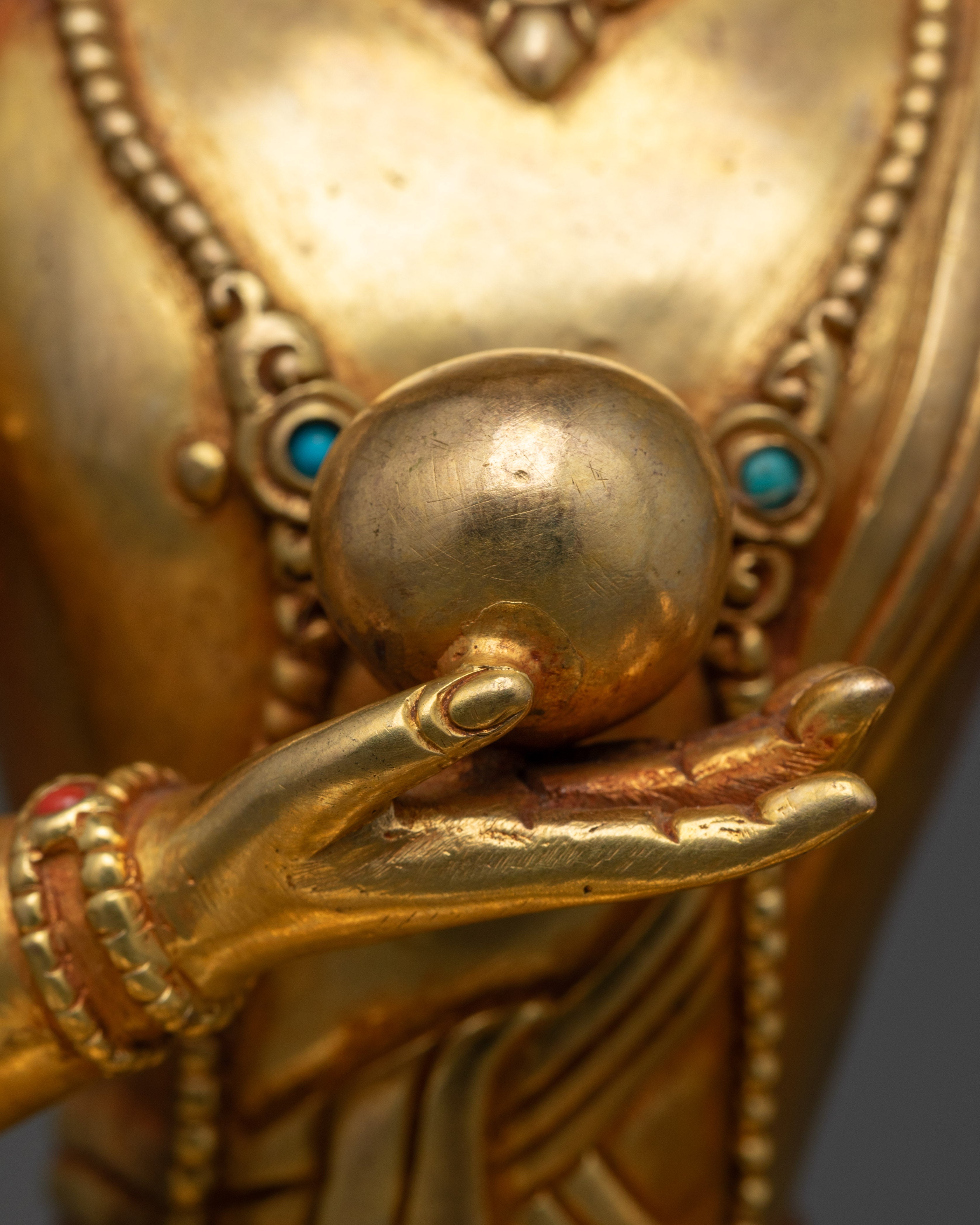 Sacred Kshitigarbha Statue : Protector of Travelers and Souls