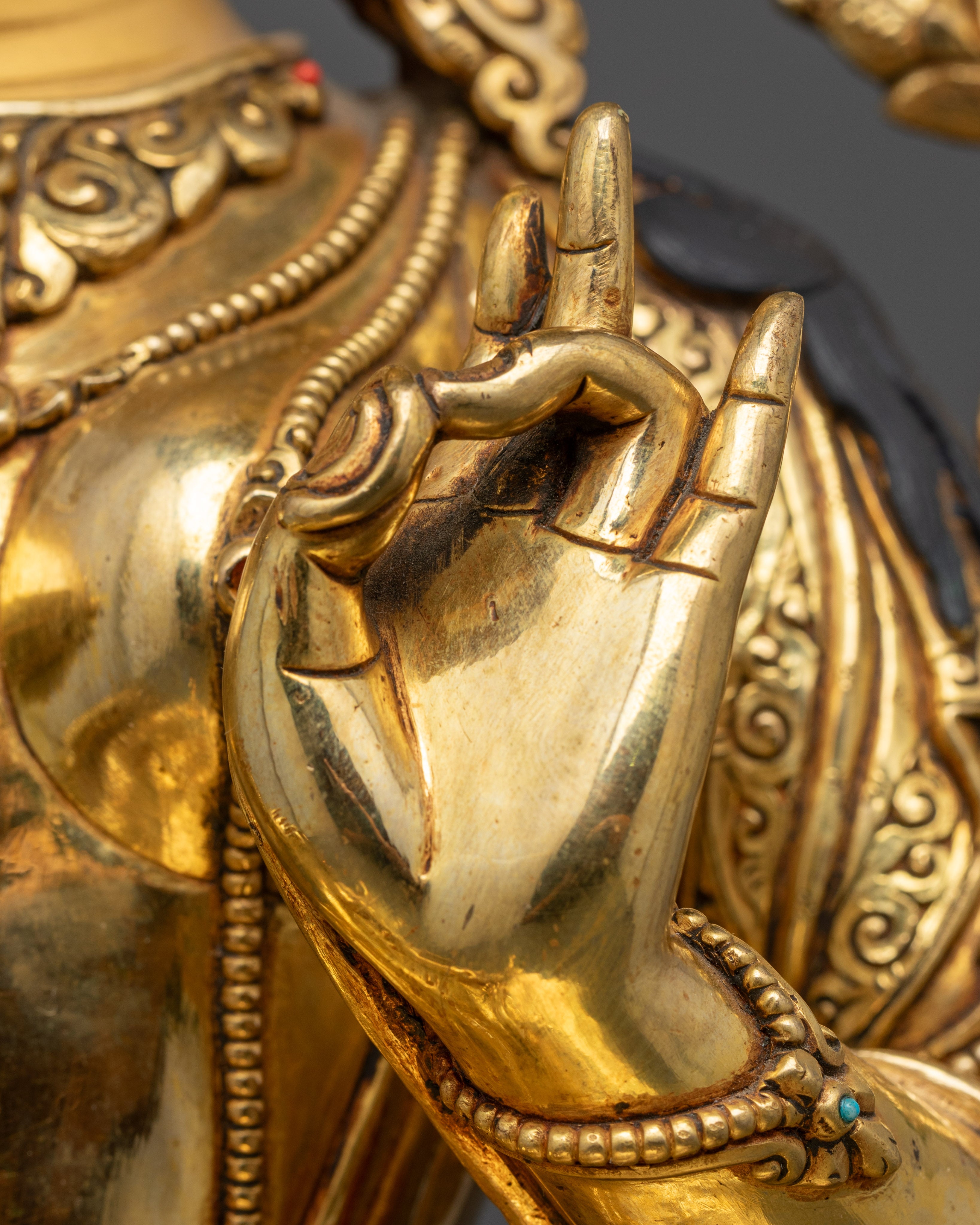 Green Tara Deity Statue : Serene and Sacred Spiritual Décor