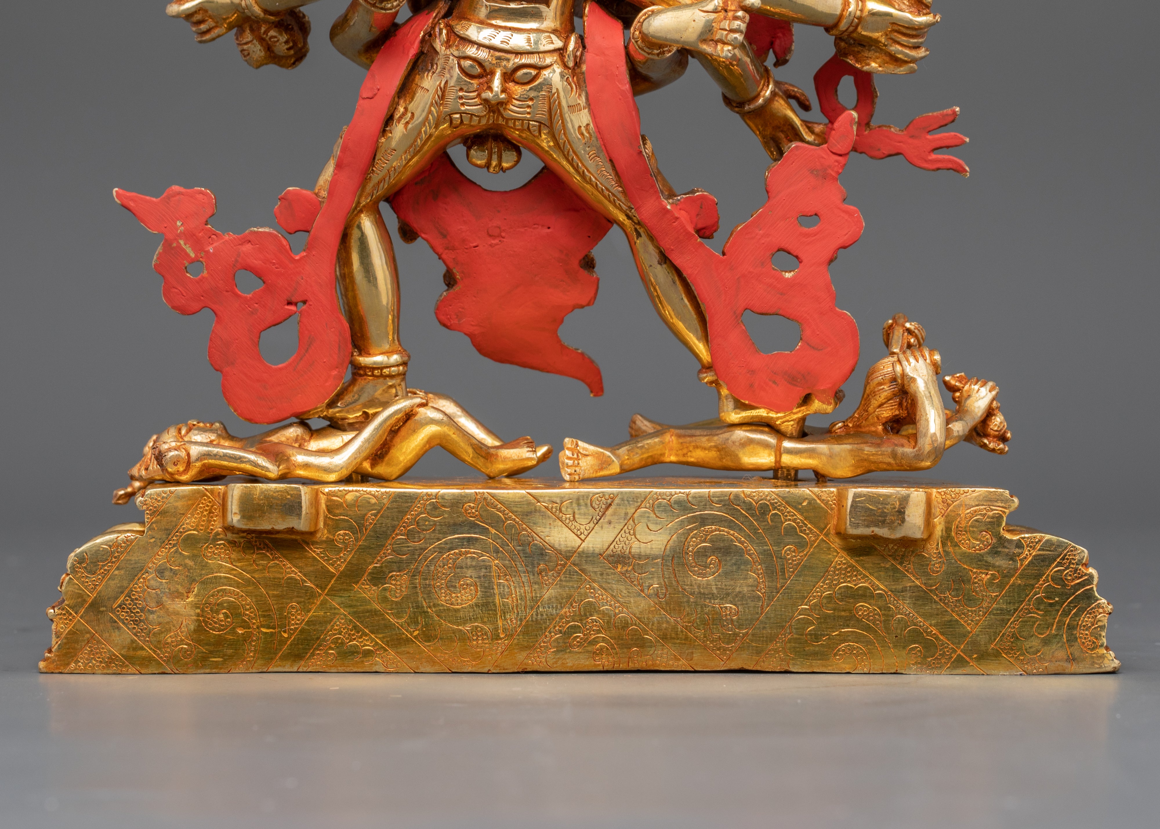 Kalachakra Deity Statue: Tibetan Buddhist Sculpture
