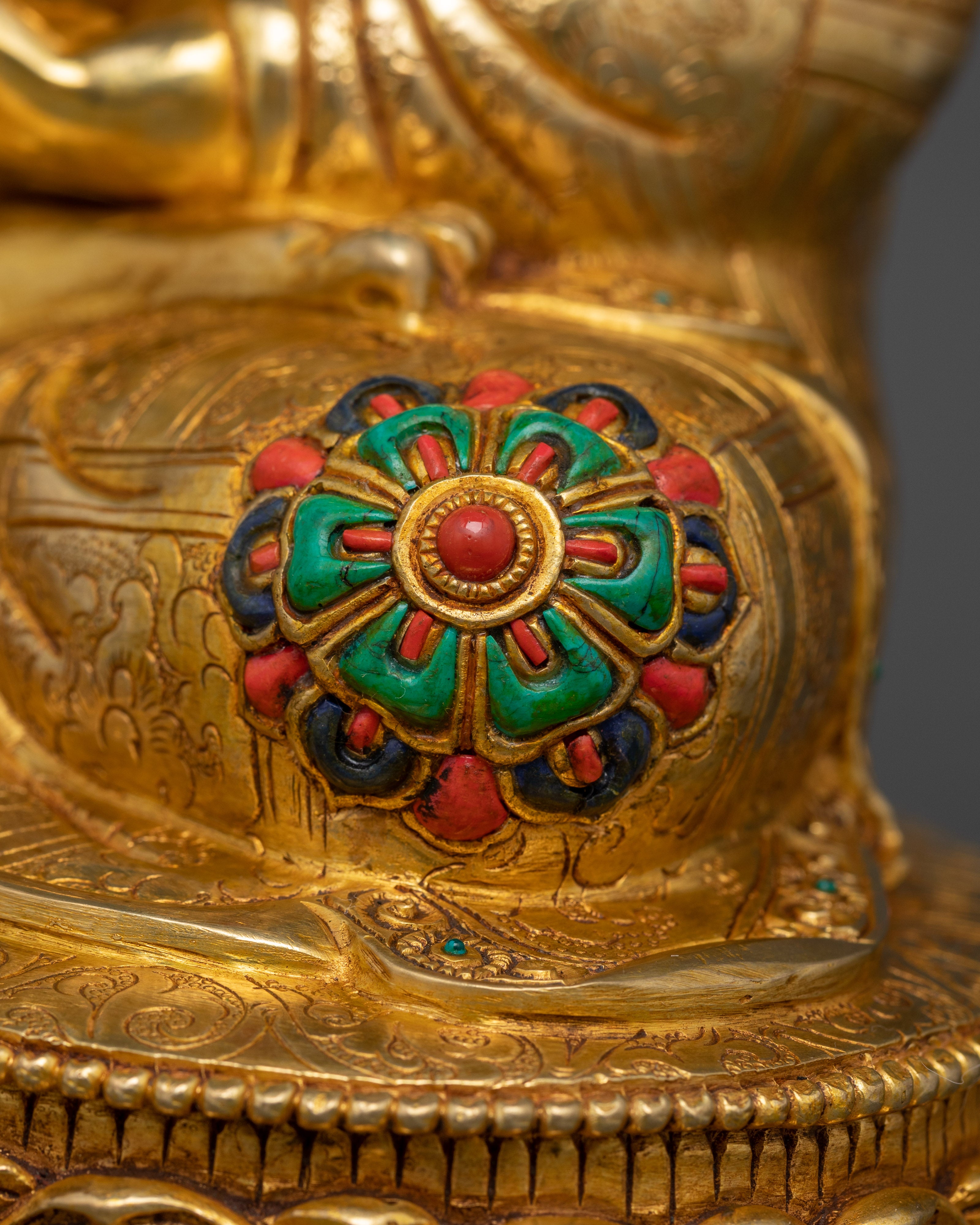 Shakyamuni Buddha Statue | Glided with 24K Gold