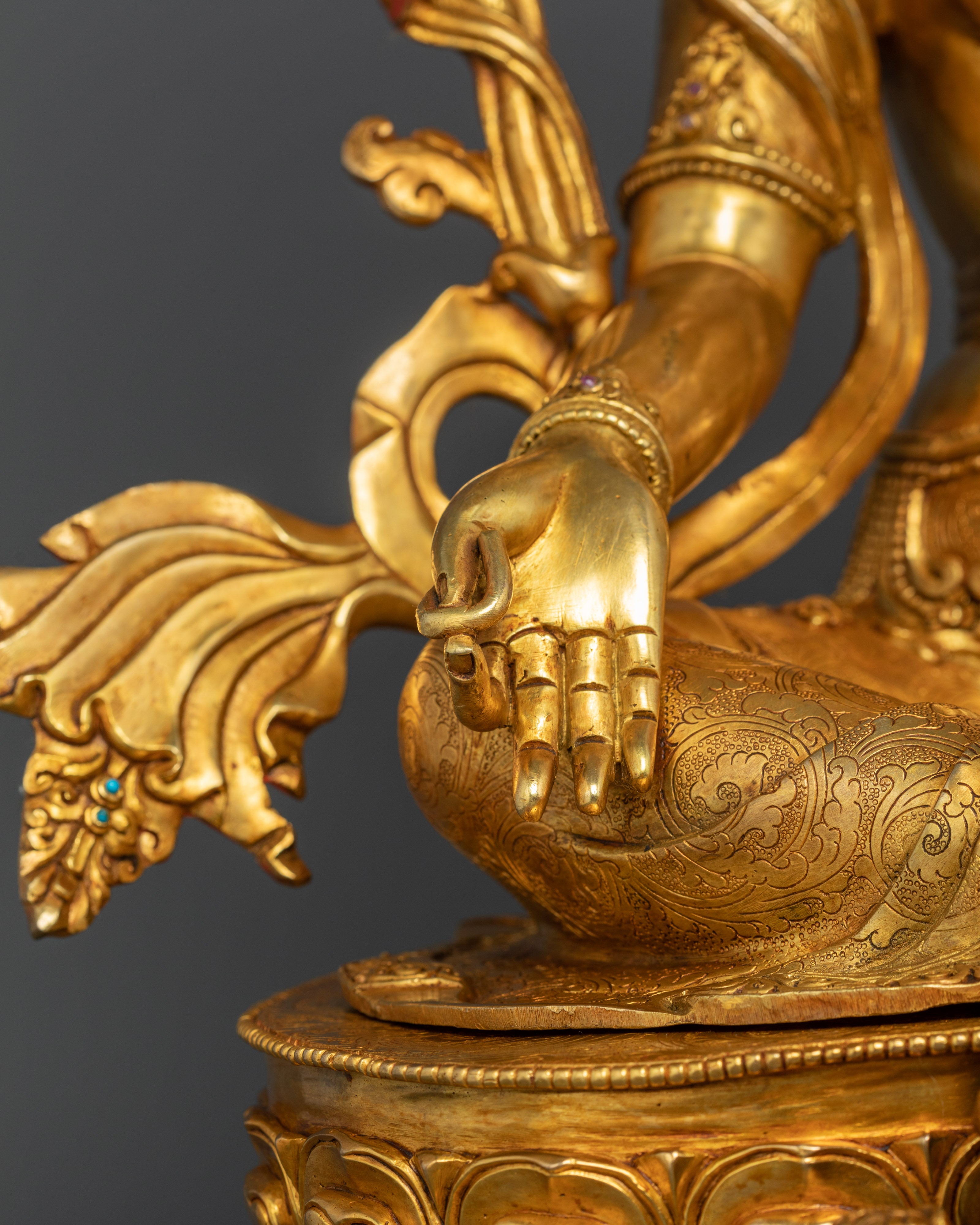 Arya Tara Green Tara Statue | Himalayan Spiritual Art
