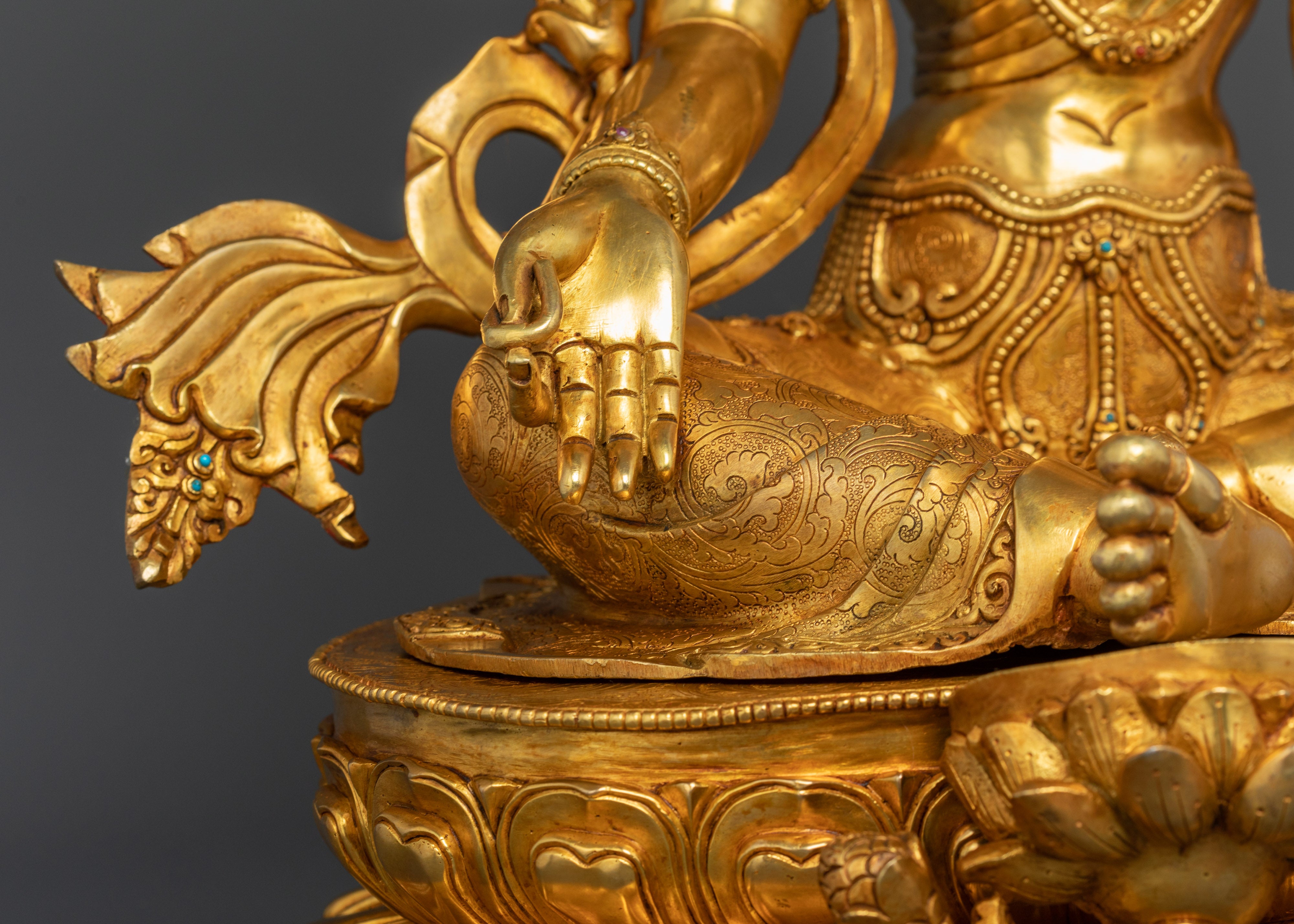 Arya Tara Green Tara Statue | Himalayan Spiritual Art