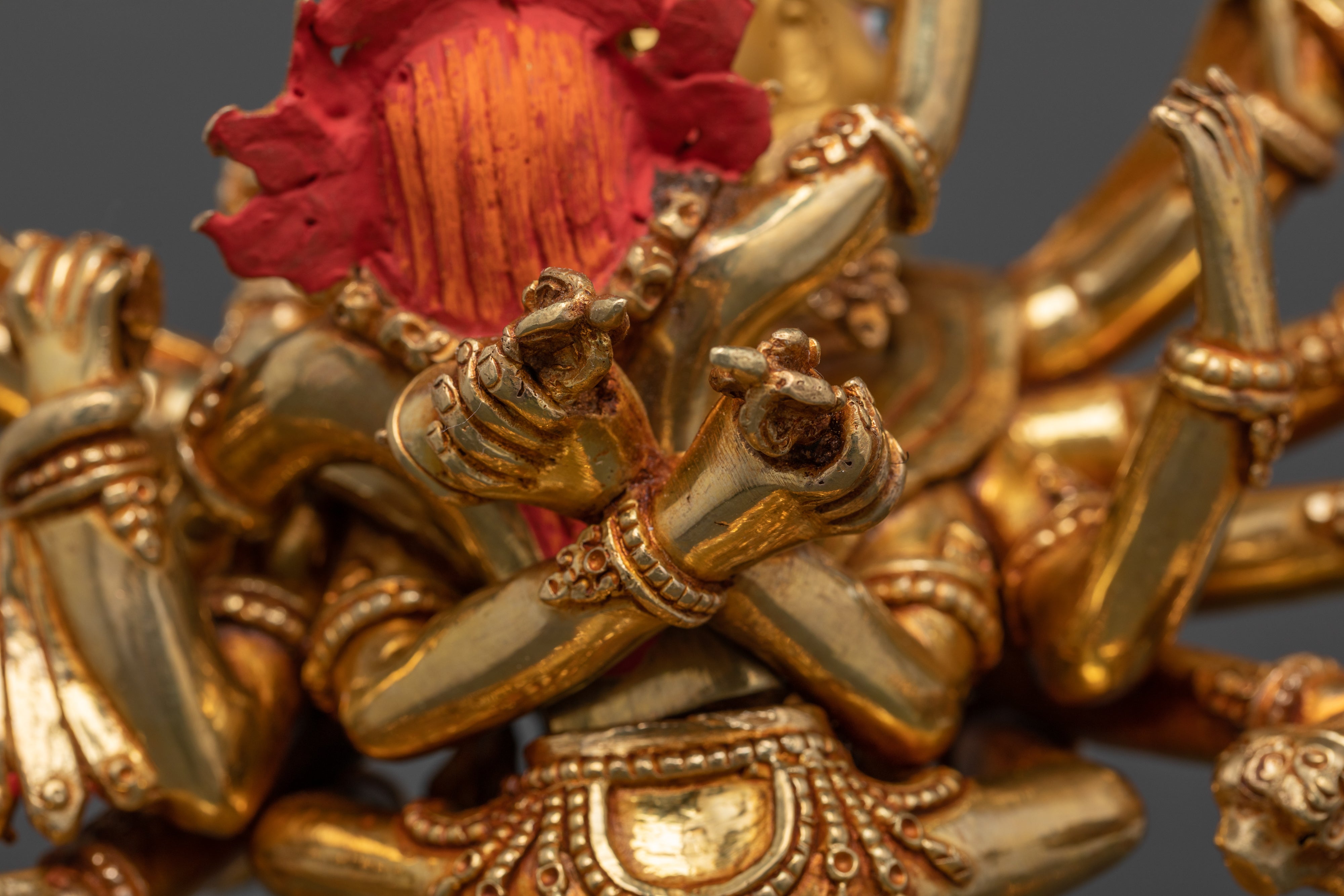 Kalachakra Deity Statue: Tibetan Buddhist Sculpture