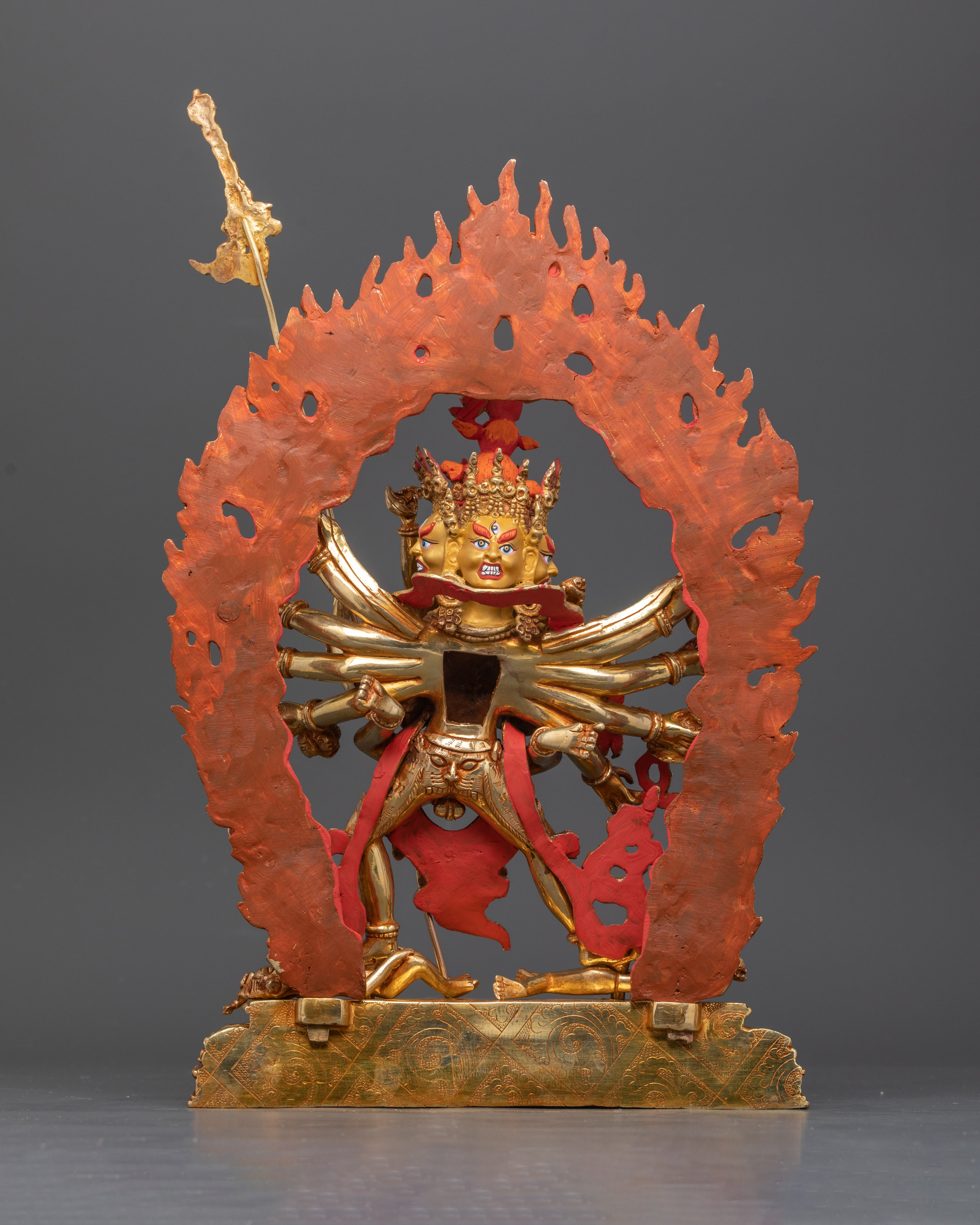 Kalachakra Deity Statue: Tibetan Buddhist Sculpture