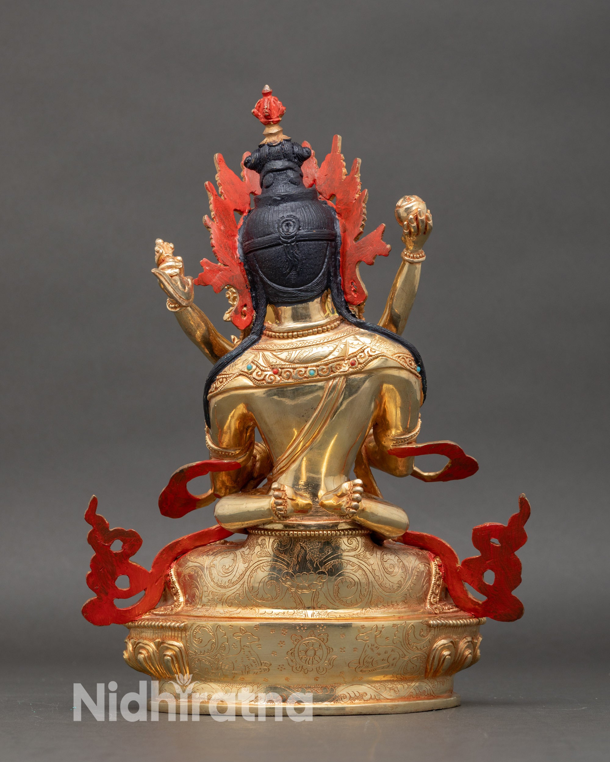 vajradhara-and-consort-statue-back-view-intricate-details-handcrafted-nepalese-art
