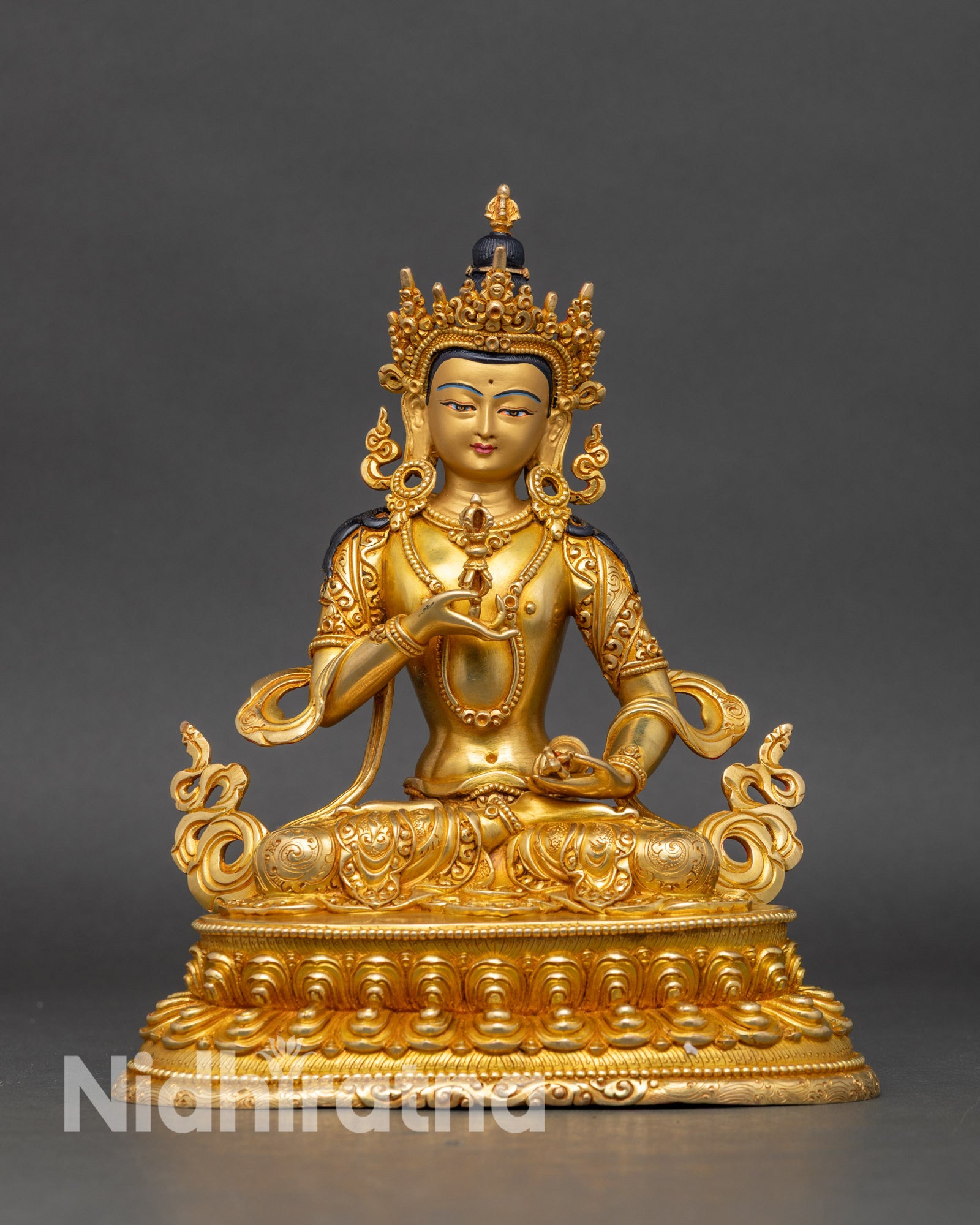 vajrasattva-statue-front-view-nepalese-buddhist-purification-deity-copper-gold-lotus