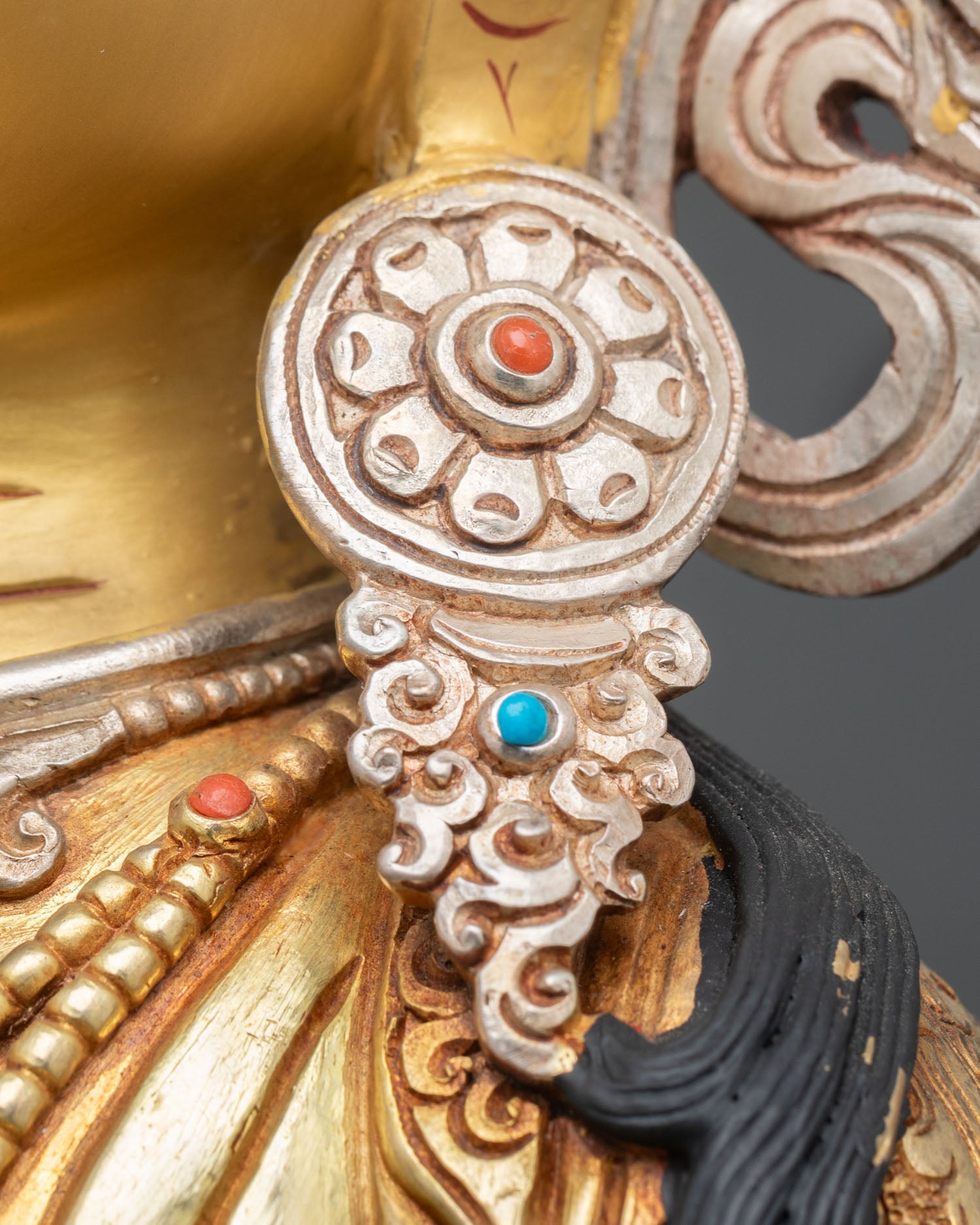 Vajrasattva Statue | Himalayan Buddhist Copper Sculpture