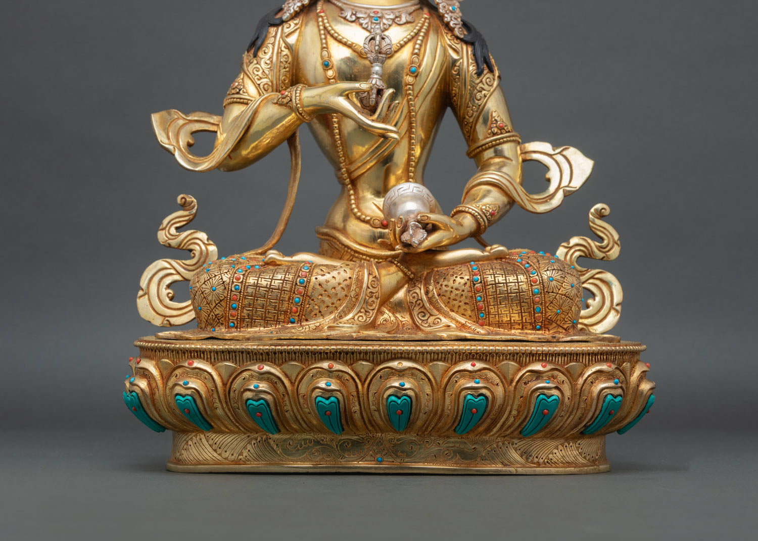 Vajrasattva Statue | Himalayan Buddhist Copper Sculpture