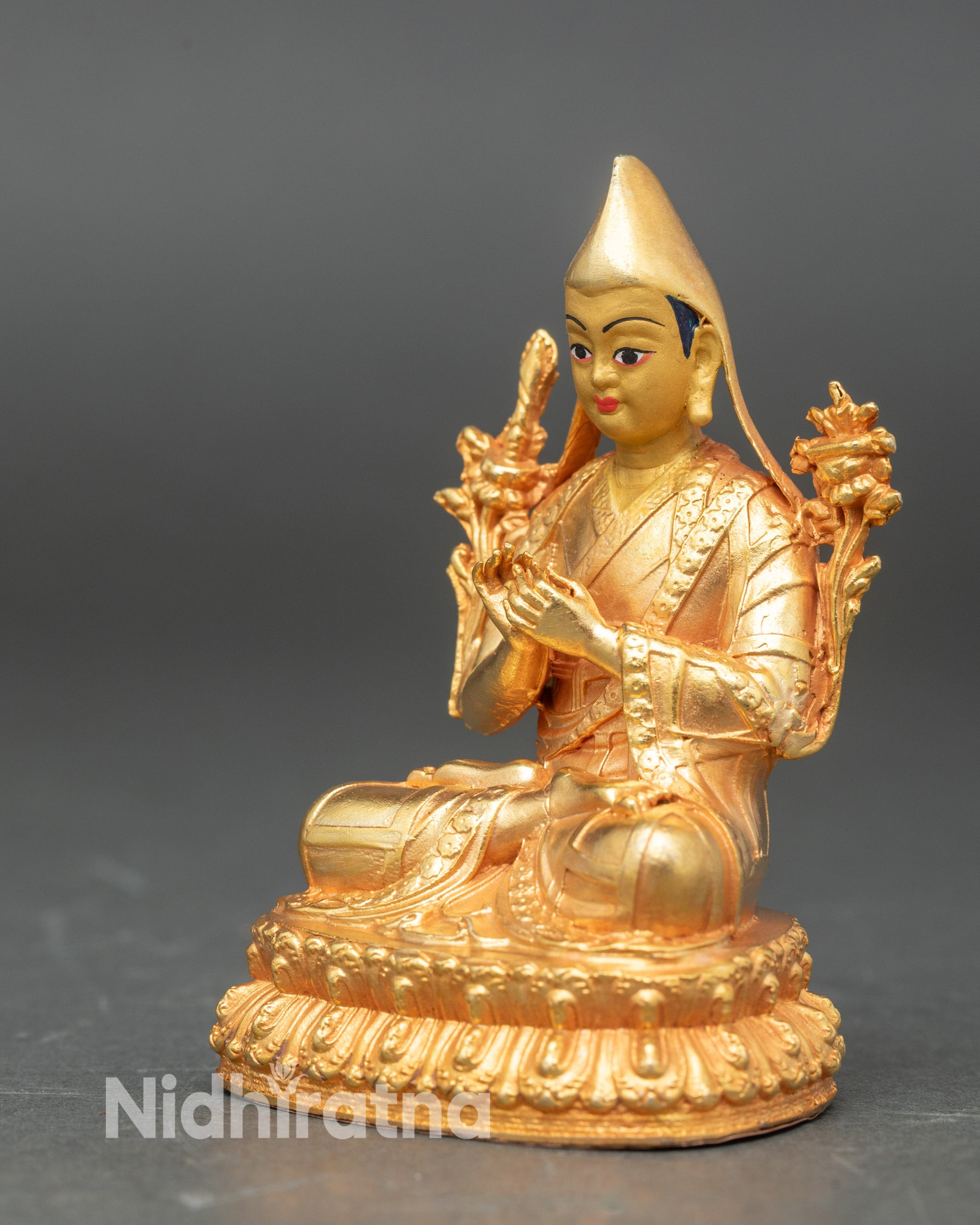 Shakya Pandit Statue | Nepalese Buddhist Altar Sculpture