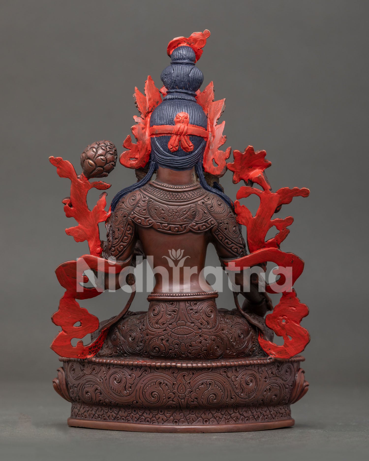 White Tara Copper Statue for Meditation Home Altar and Buddhist Decor.