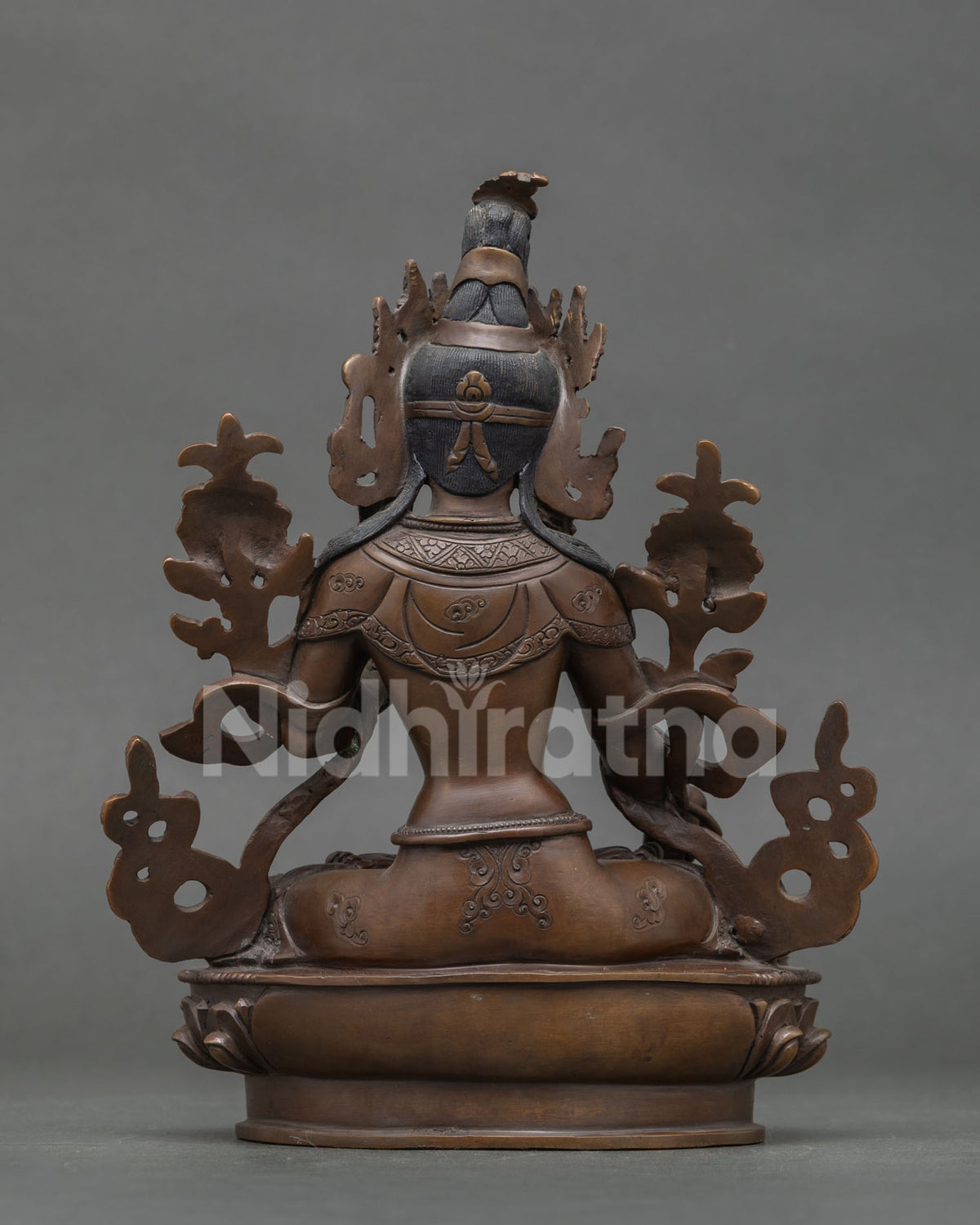 White Tara statue seven eyes healing longevity and compassion.