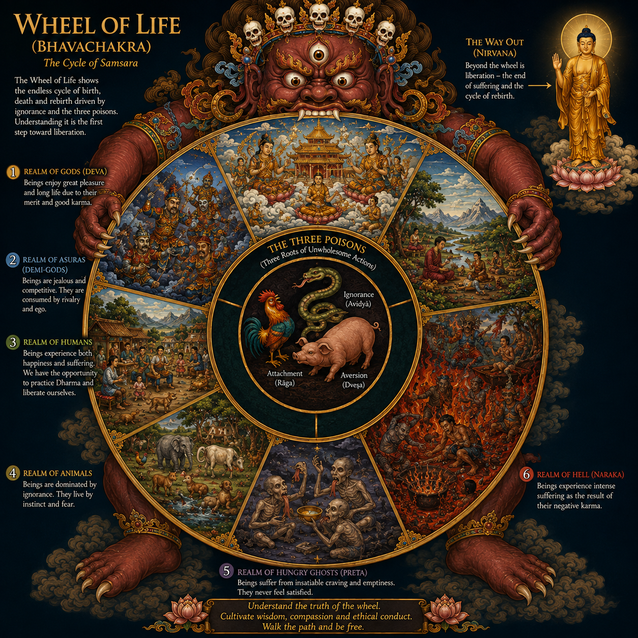buddhist-wheel-of-life-bhavachakra-explaining-samsara-karma-six-realms-and-spiritual-meaning