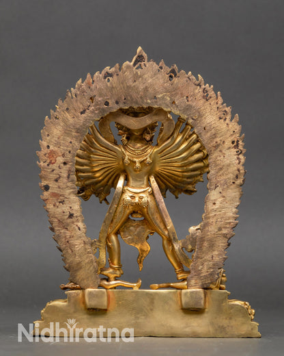 Tibetan Kalachakra – Meditation and Spiritual Protection Sculpture